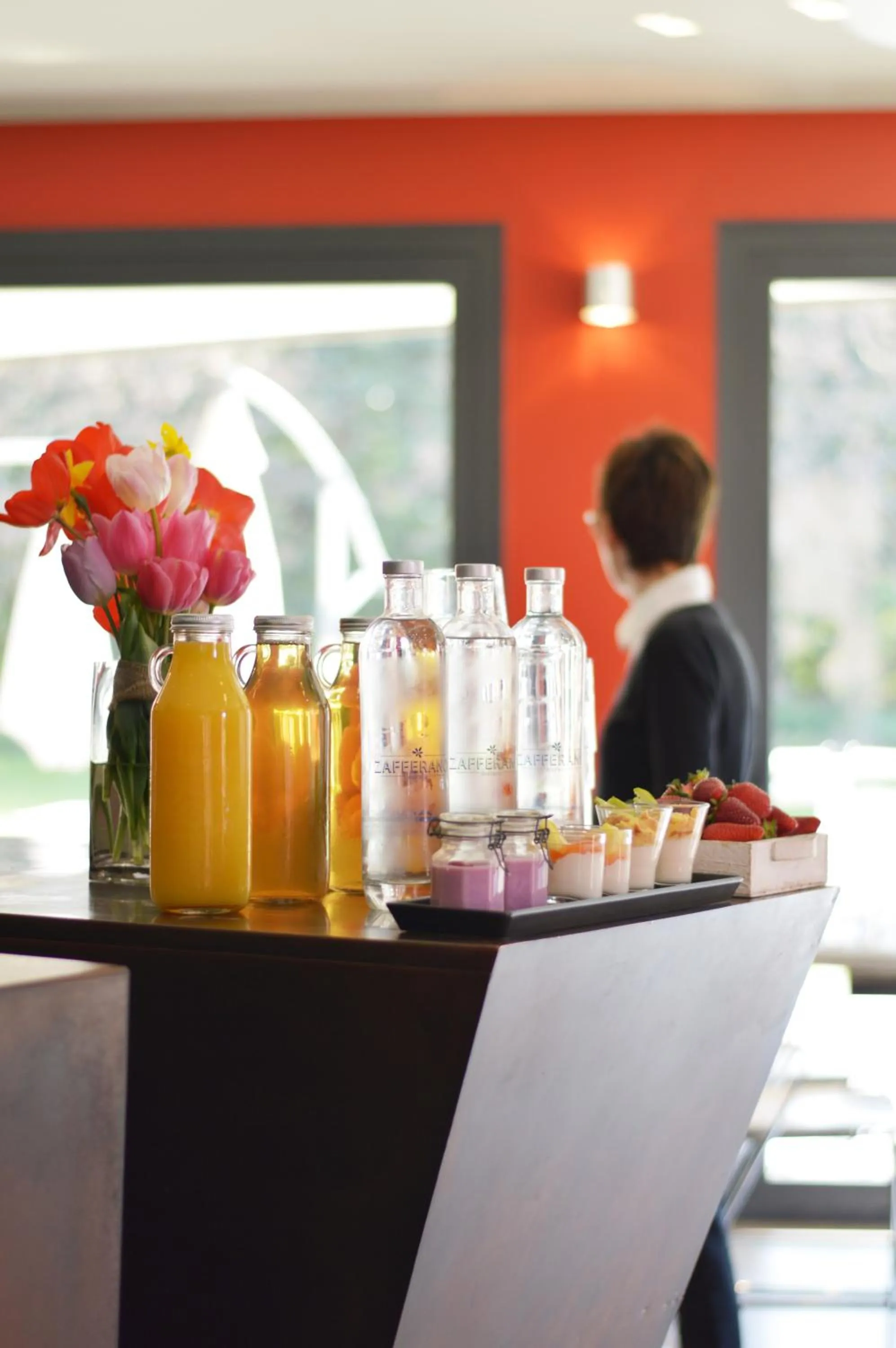 Italian breakfast in Red's Redaelli Hotel