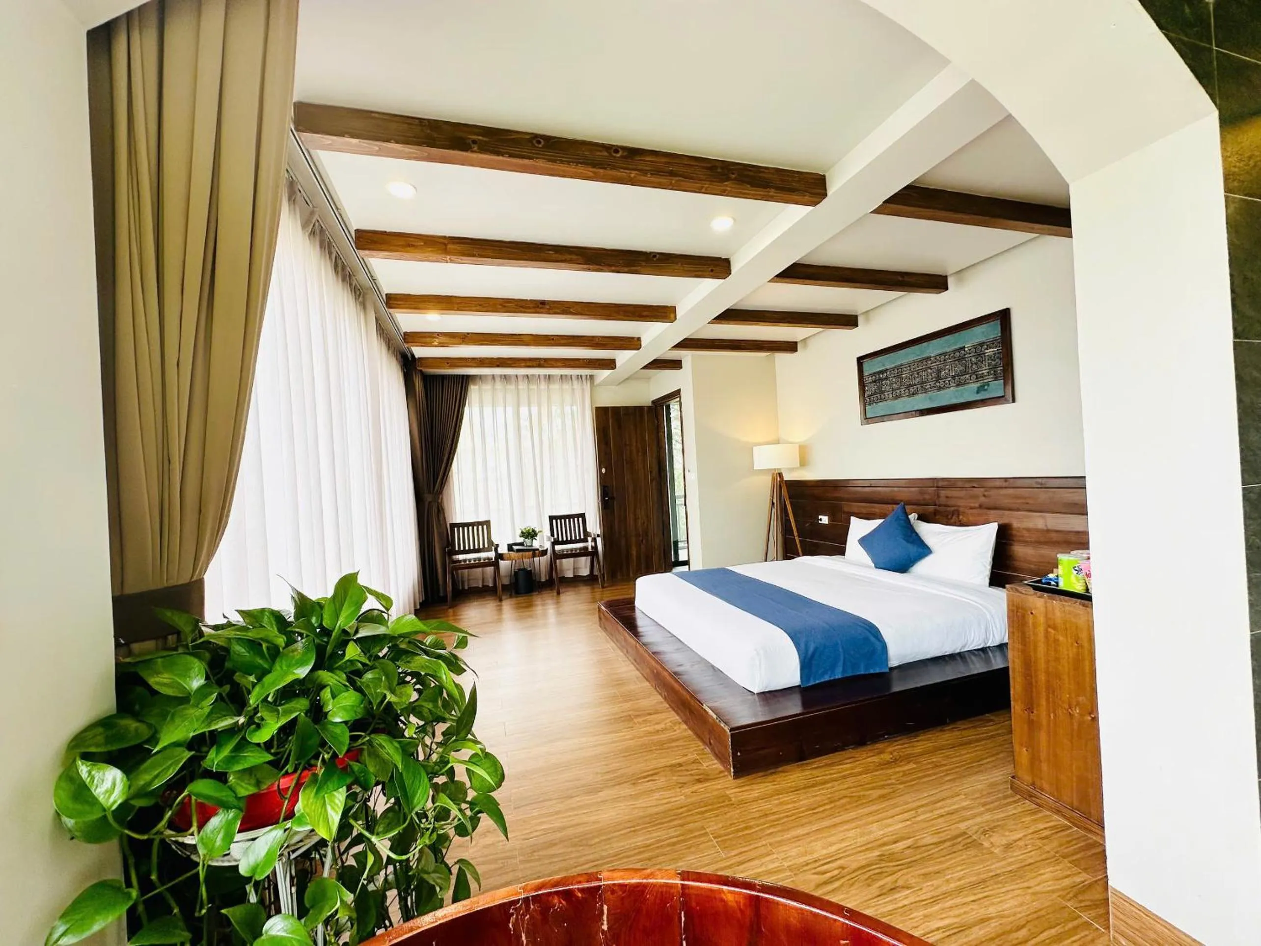 Bedroom, Bed in Sapa Pine Hill Eco Lodge