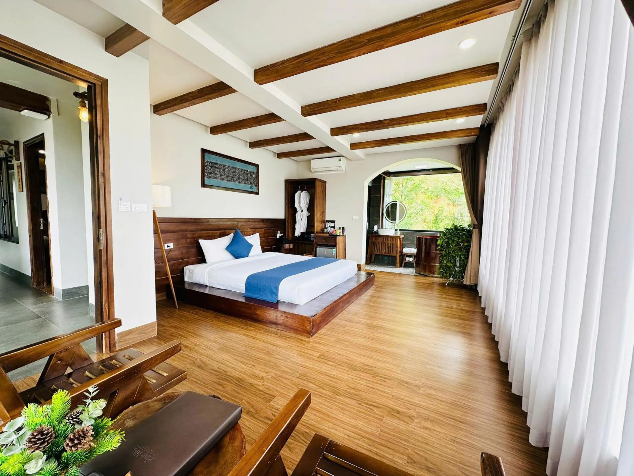 Bedroom, Bed in Sapa Pine Hill Eco Lodge