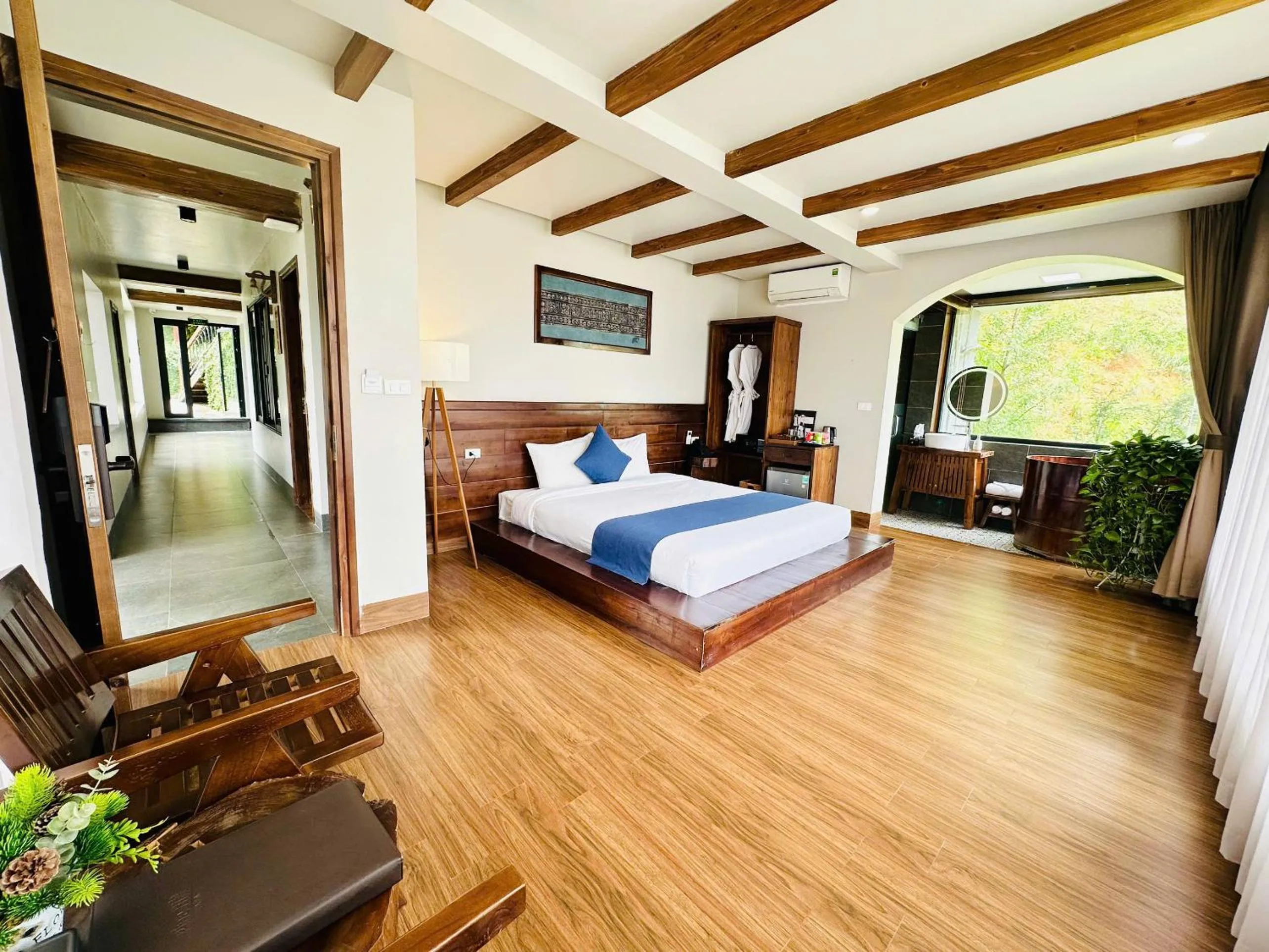 Bedroom, Bed in Sapa Pine Hill Eco Lodge