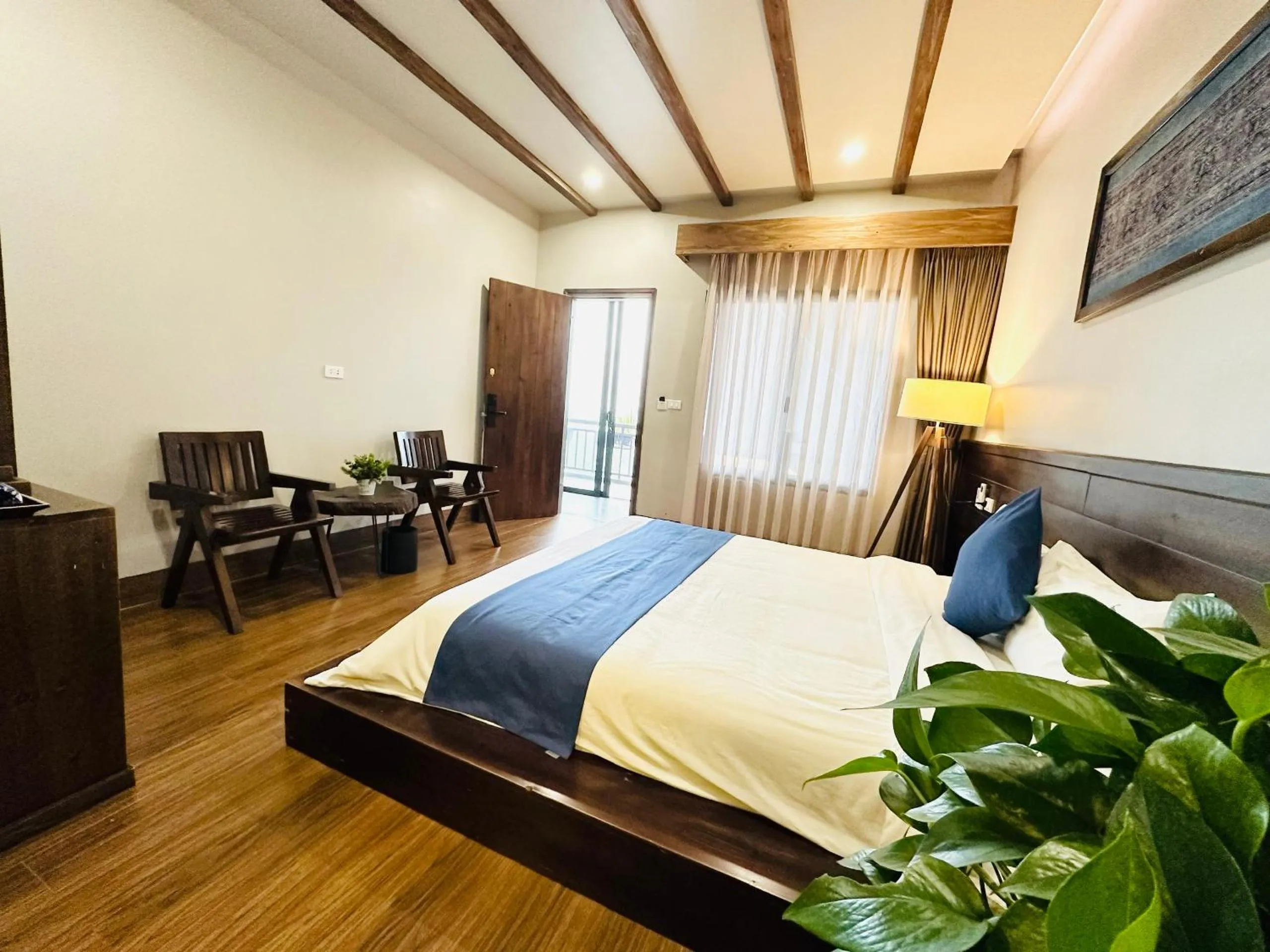 Bed in Sapa Pine Hill Eco Lodge