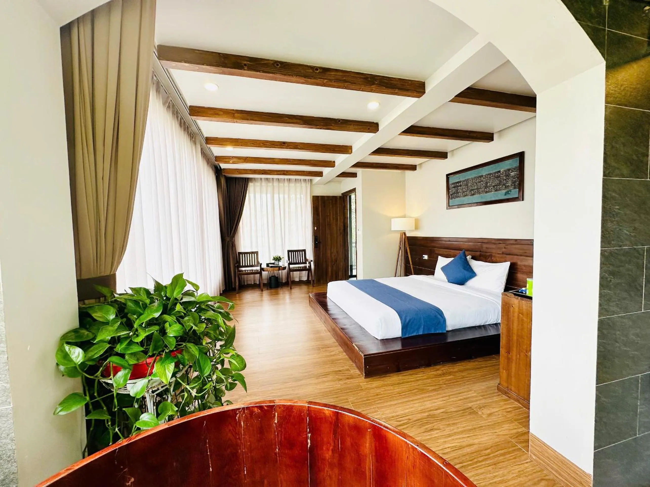 Bedroom, Bed in Sapa Pine Hill Eco Lodge