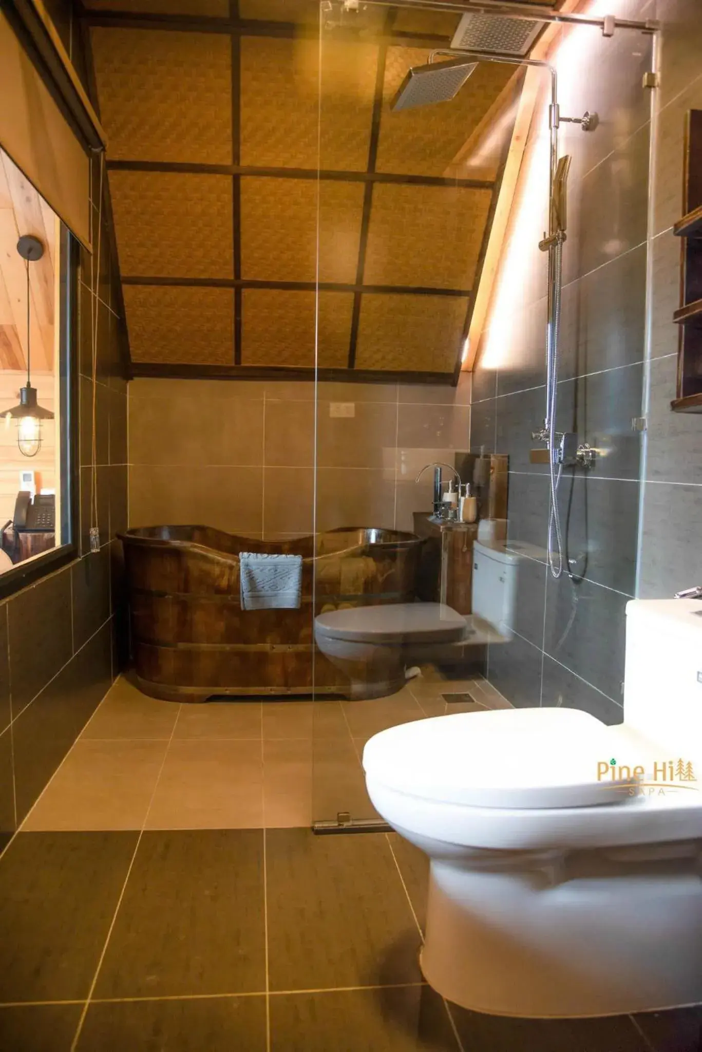 Triple Room with Balcony in Sapa Pine Hill Eco Lodge Triple Room with Balcony in Sapa Pine Hill Eco Lodge