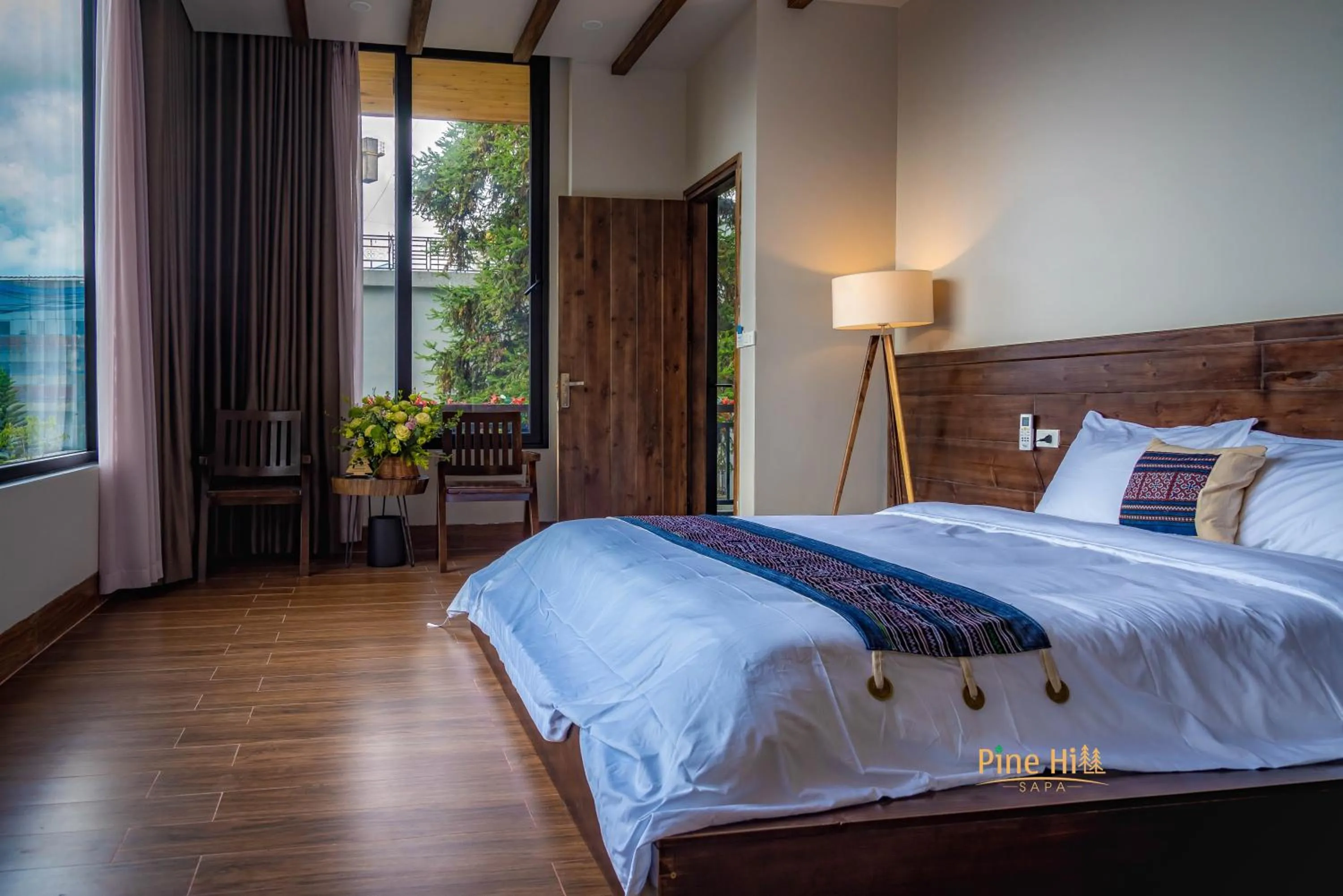 Bedroom, Bed in Sapa Pine Hill Eco Lodge