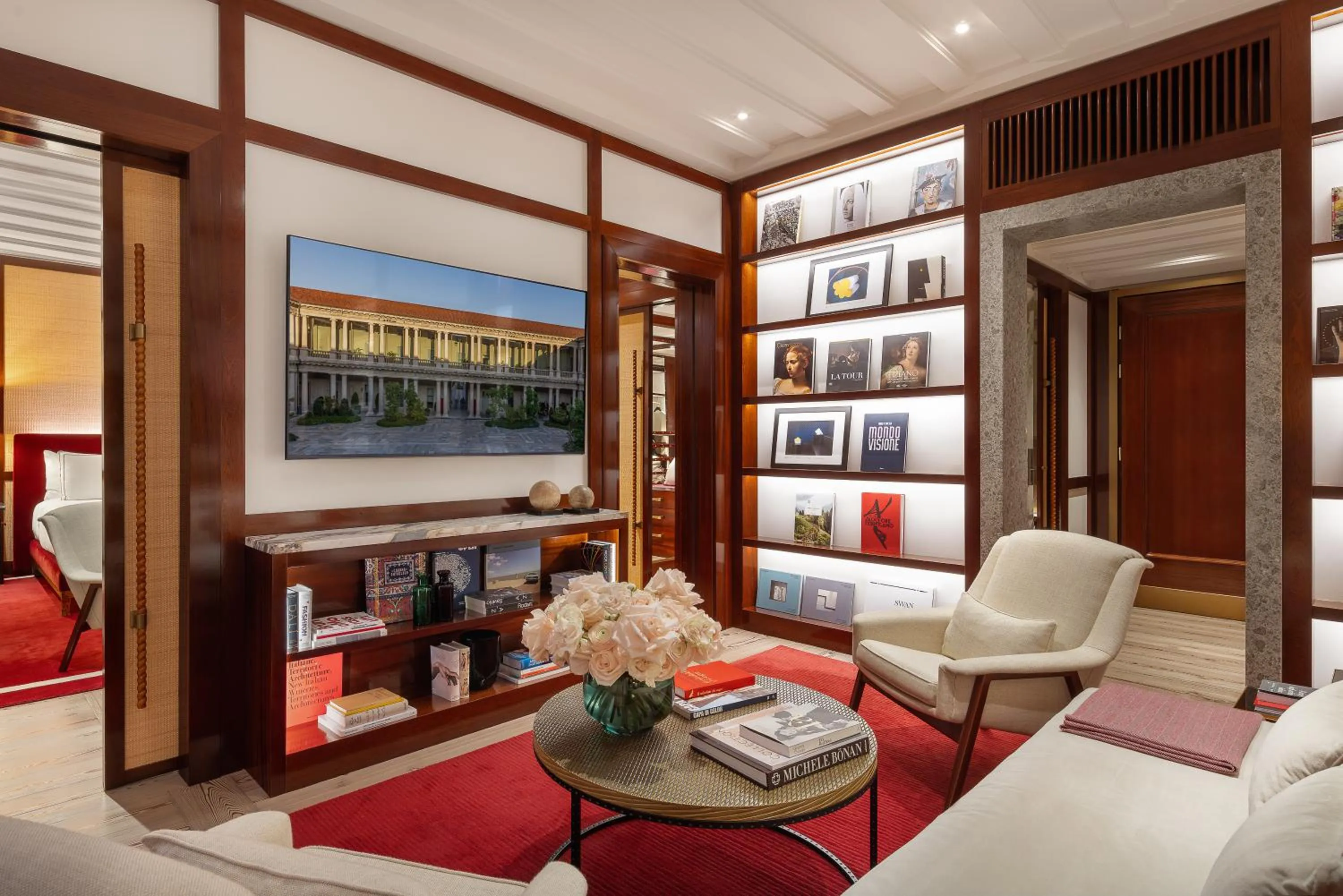 Seating area in Portrait Milano - Lungarno Collection