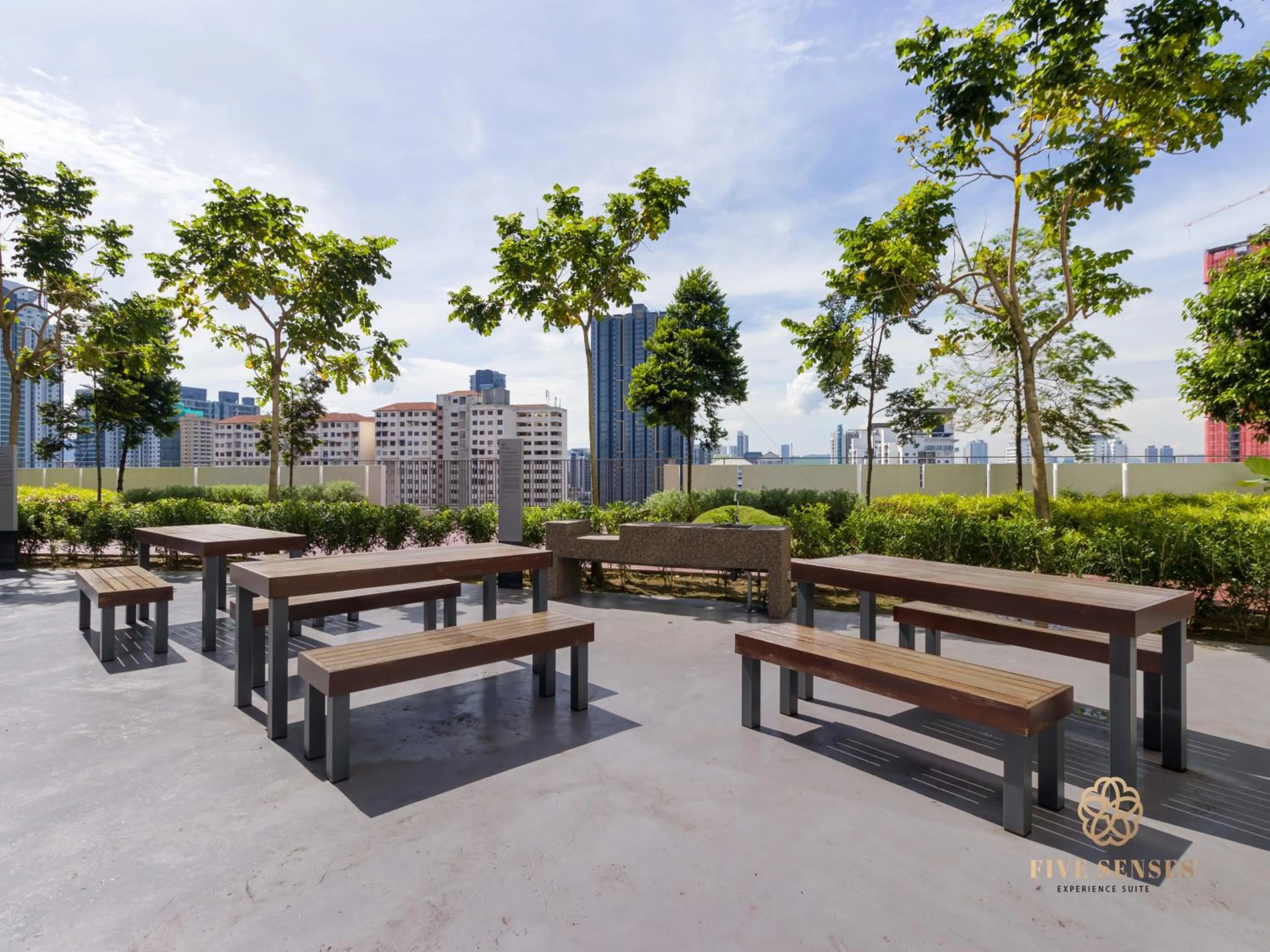 BBQ facilities in Datum Jelatek Sky Residence KLCC, Five Senses