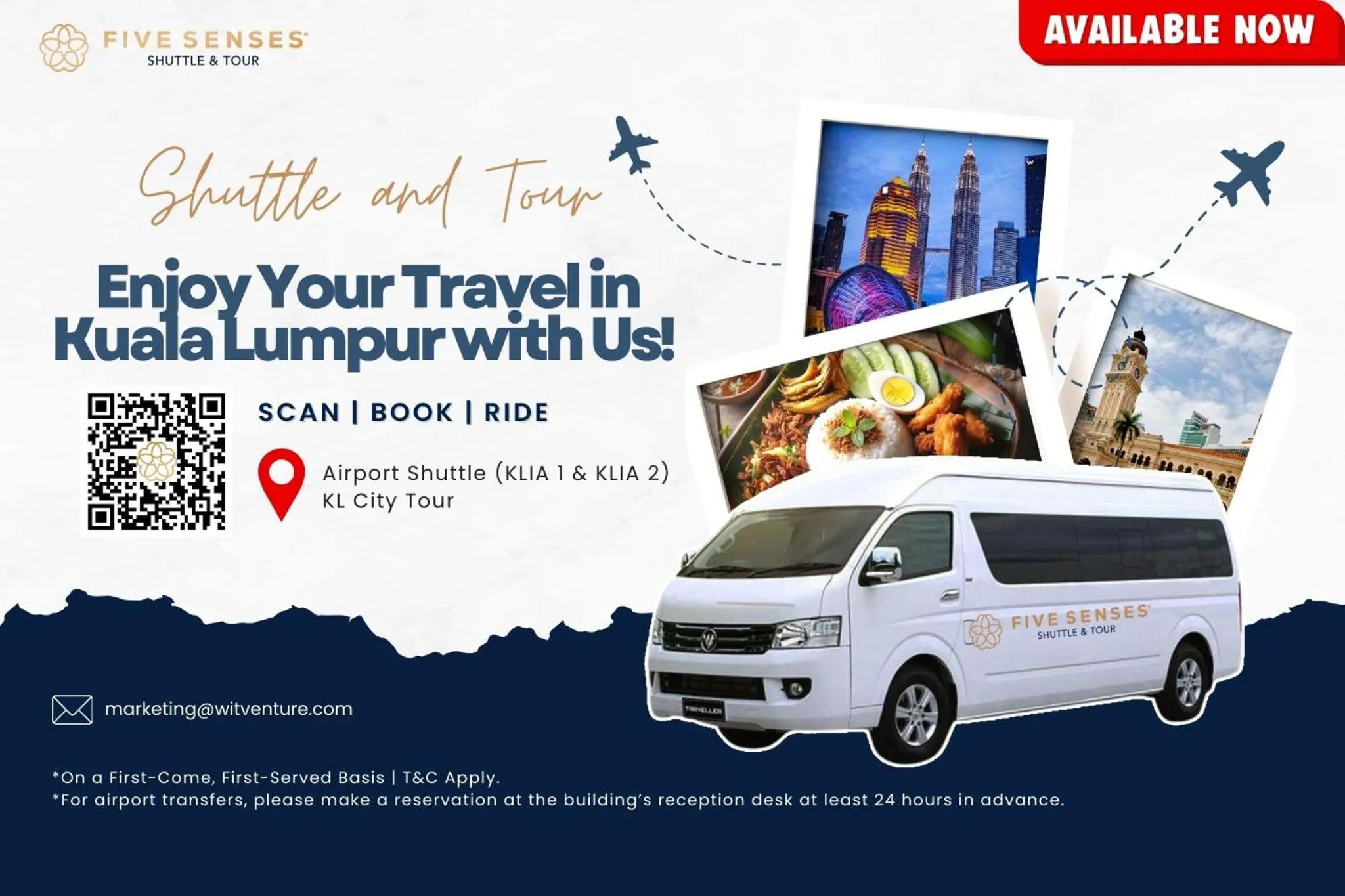 shuttle in Datum Jelatek Sky Residence KLCC, Five Senses