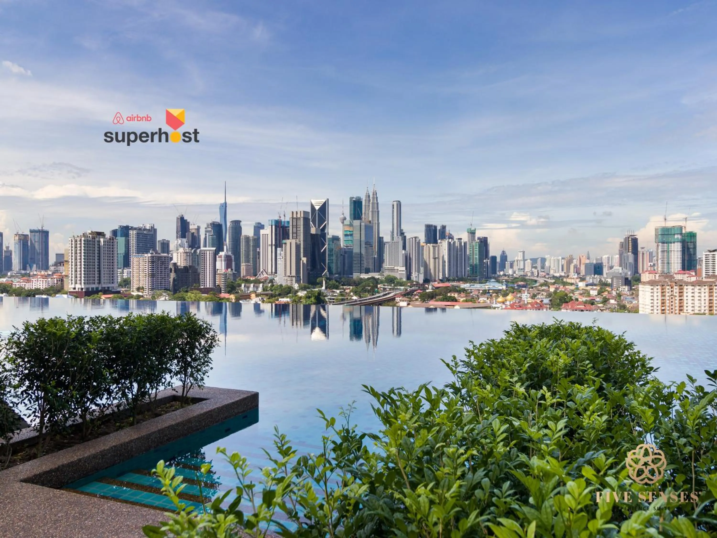 City view in Datum Jelatek Sky Residence KLCC, Five Senses