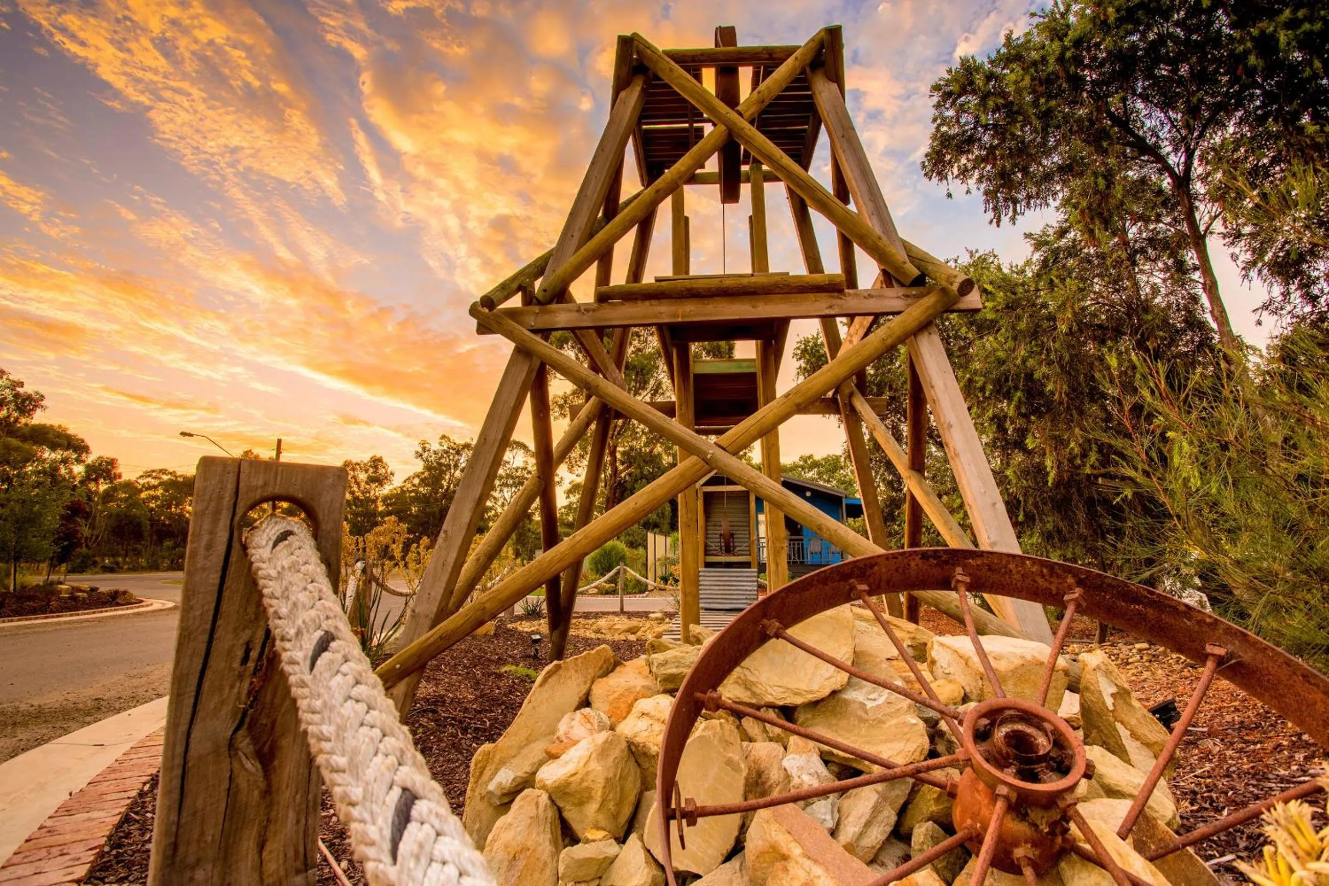 Facade/entrance in BIG4 Bendigo Park Lane Holiday Park
