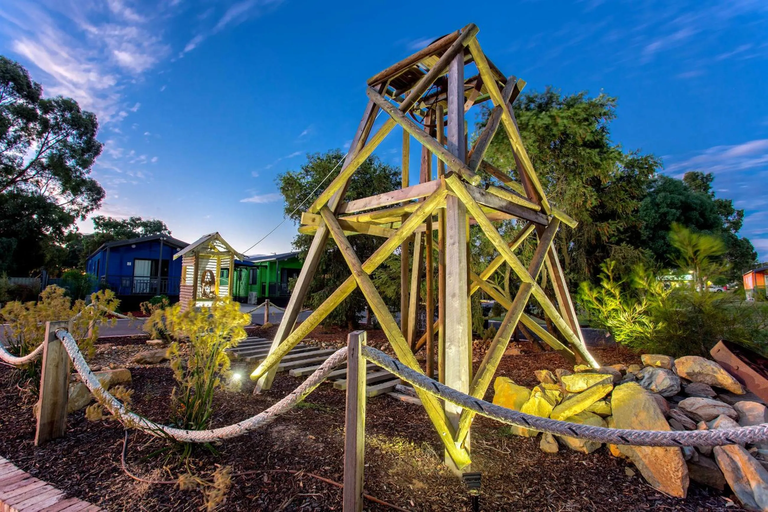 Natural landscape in BIG4 Bendigo Park Lane Holiday Park