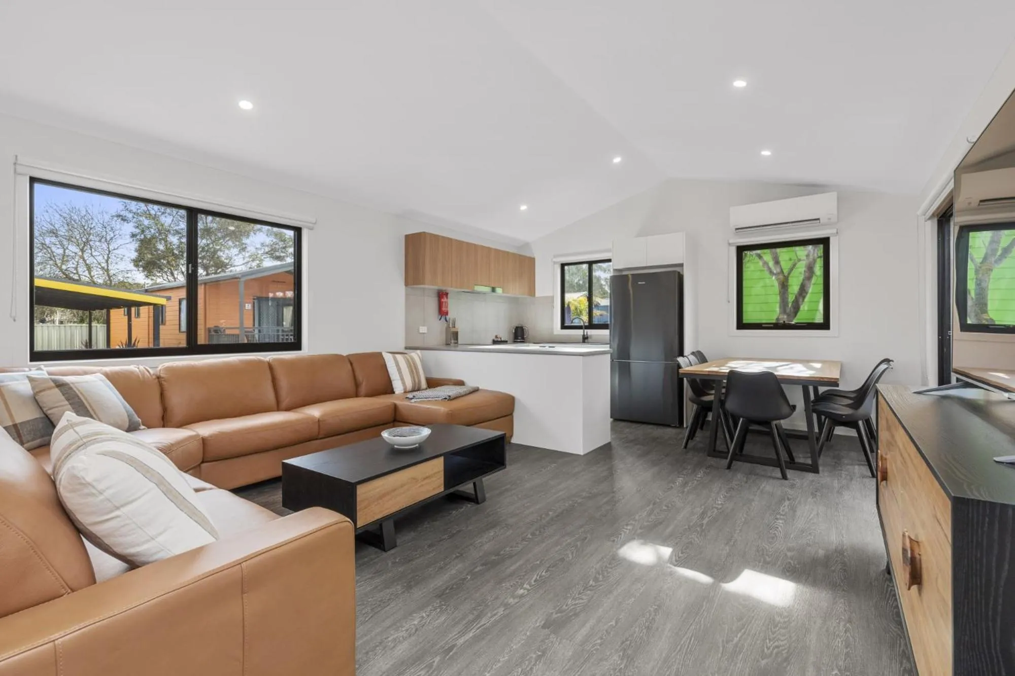 Kitchen or kitchenette in BIG4 Bendigo Park Lane Holiday Park