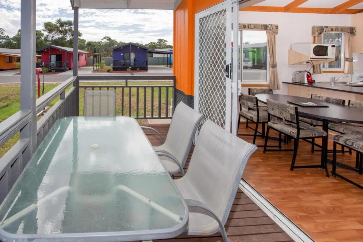 Patio in BIG4 Bendigo Park Lane Holiday Park