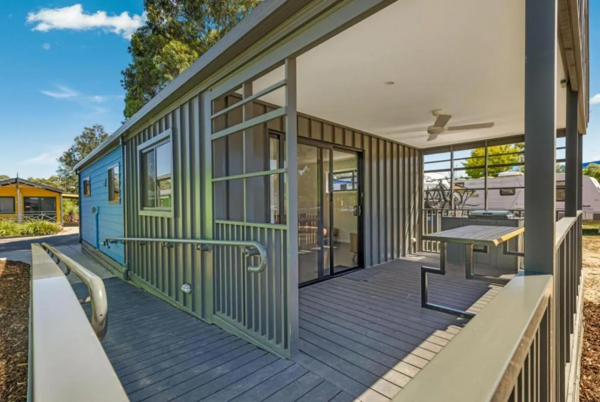 Patio in BIG4 Bendigo Park Lane Holiday Park
