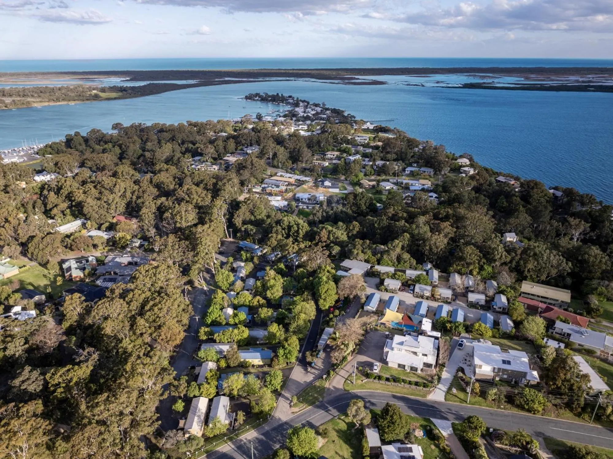 Property building in Metung Holiday Villas