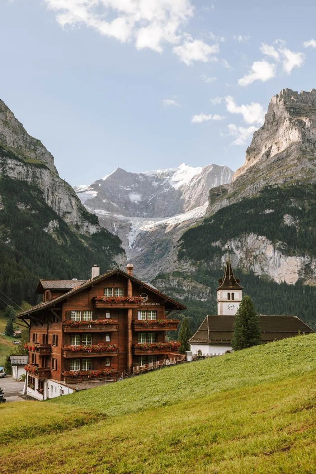 Property building in Hotel Fiescherblick