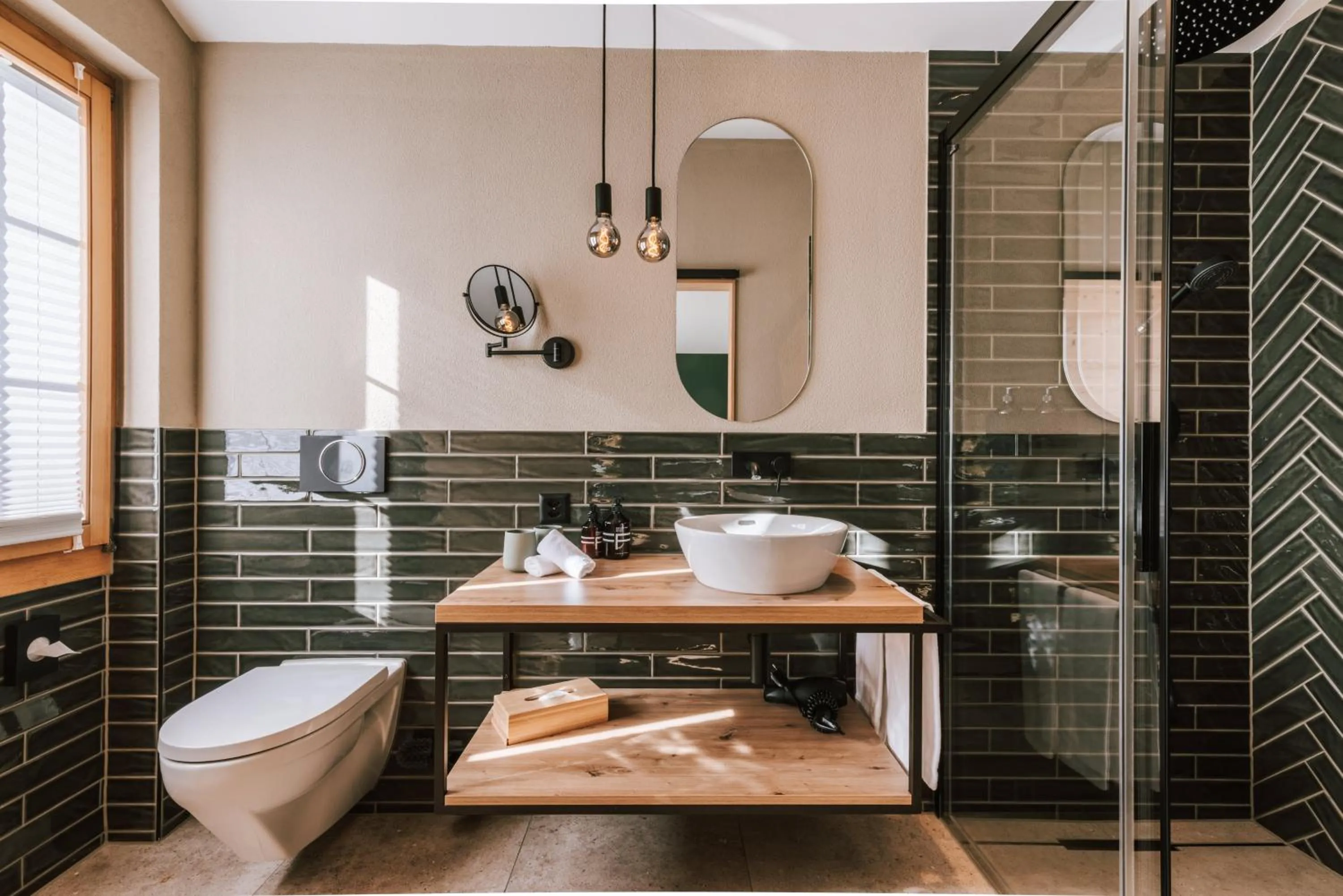 Bathroom in Hotel Fiescherblick