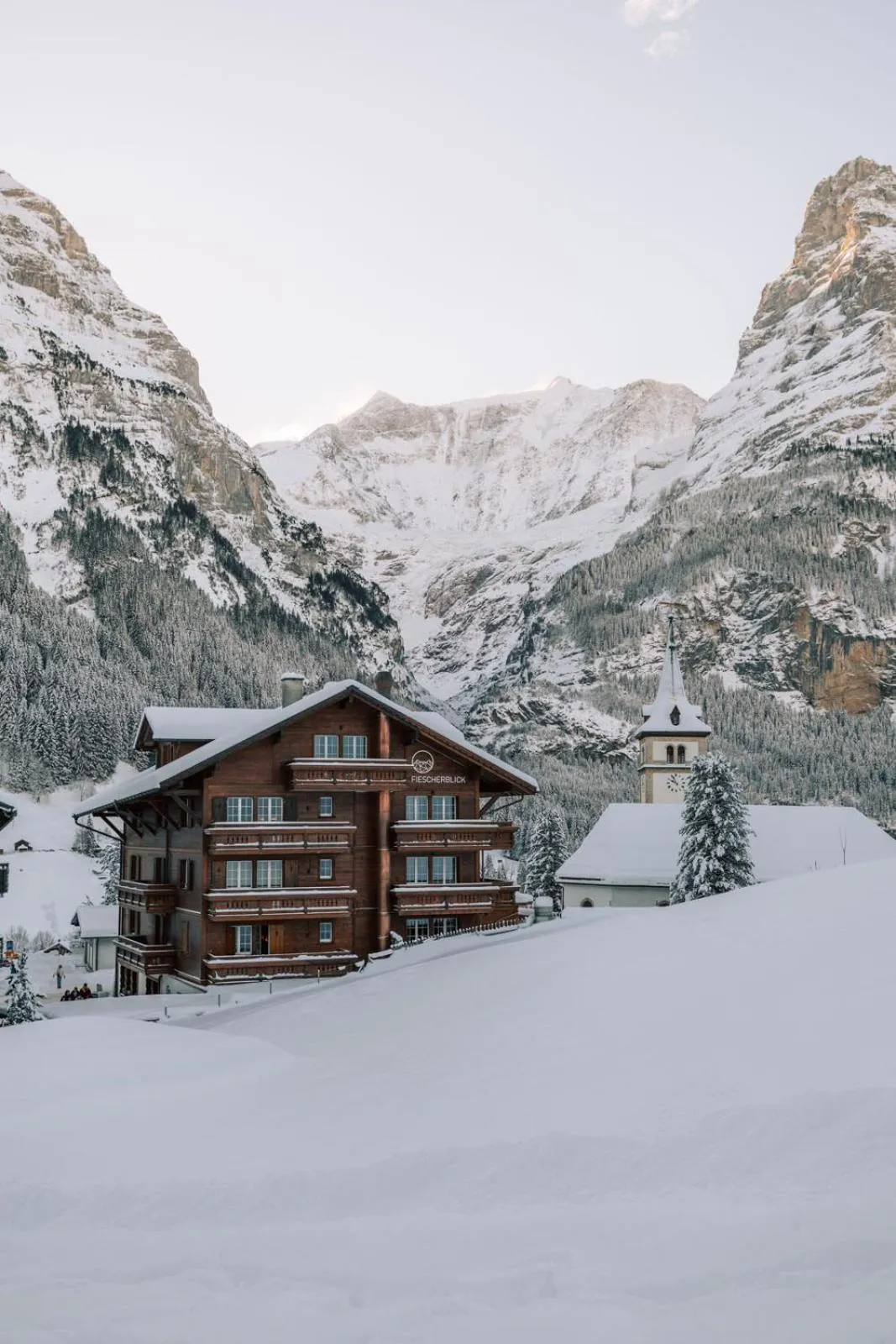 Property building in Hotel Fiescherblick