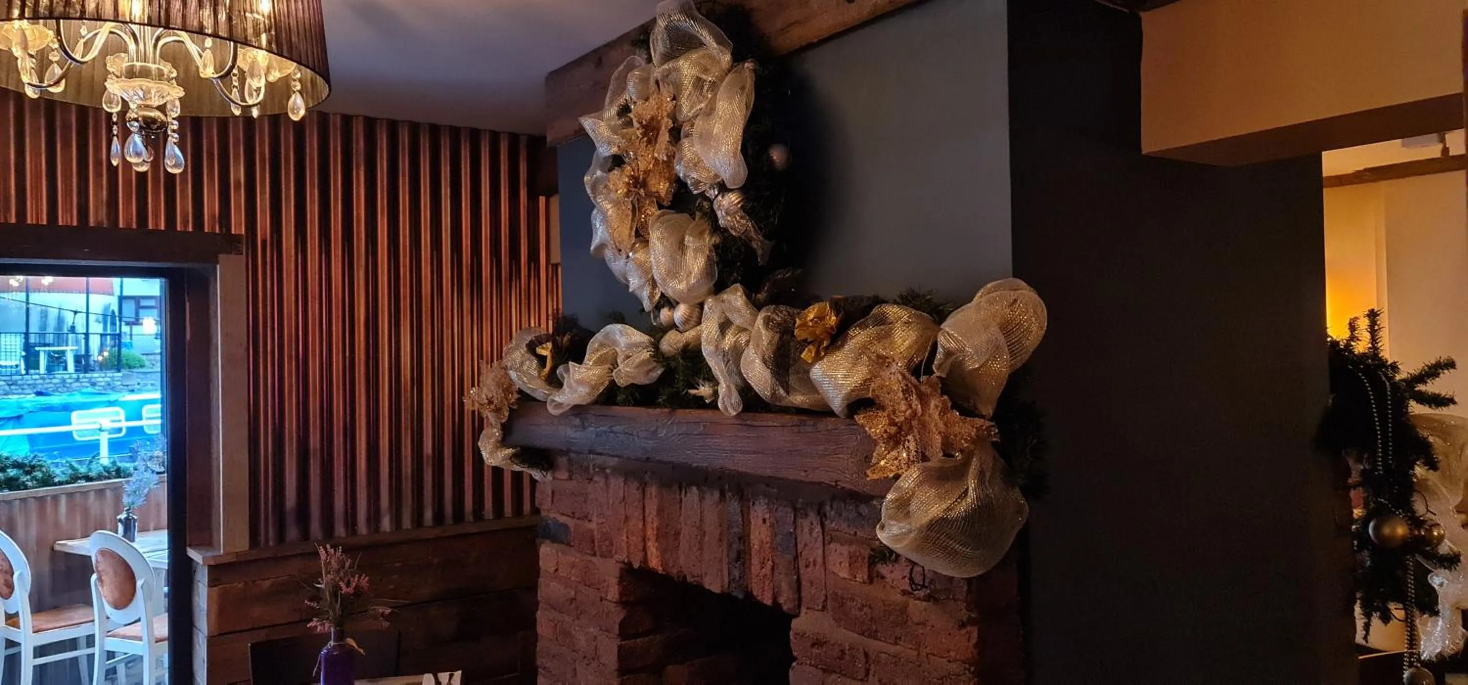 Dining area in The Waterside Bar, Rooms & Restaurant