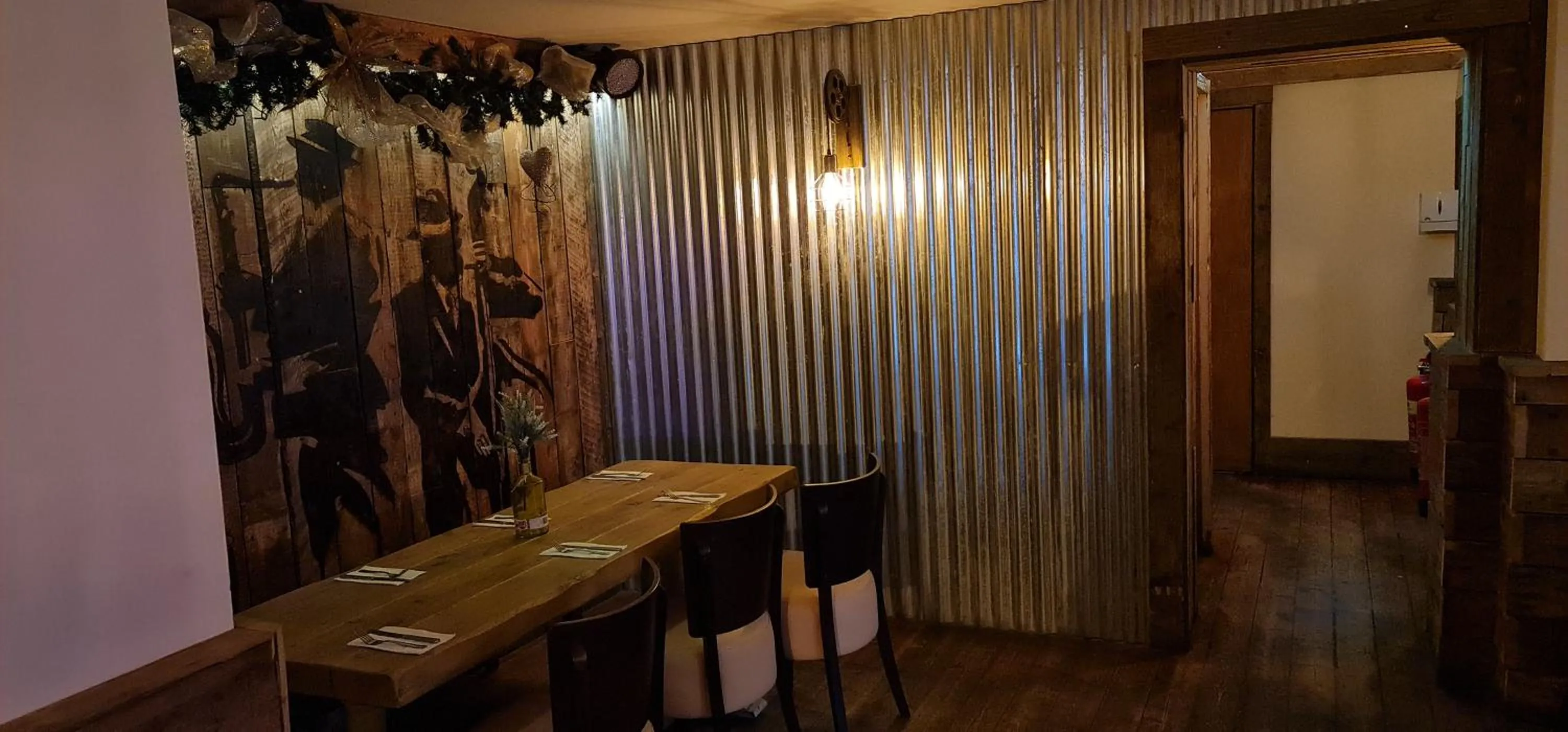 Dining area in The Waterside Bar, Rooms & Restaurant