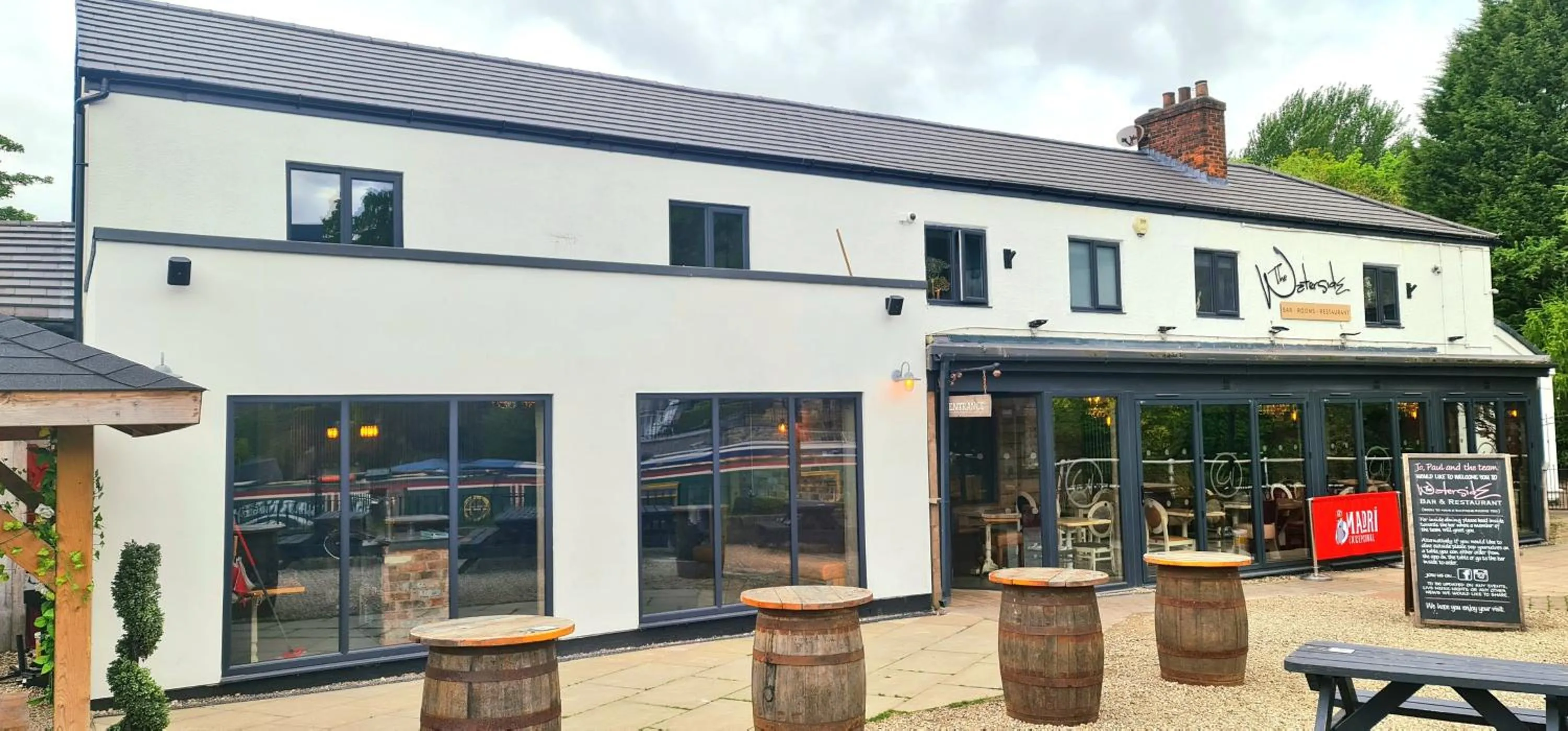 Property building in The Waterside Bar, Rooms & Restaurant