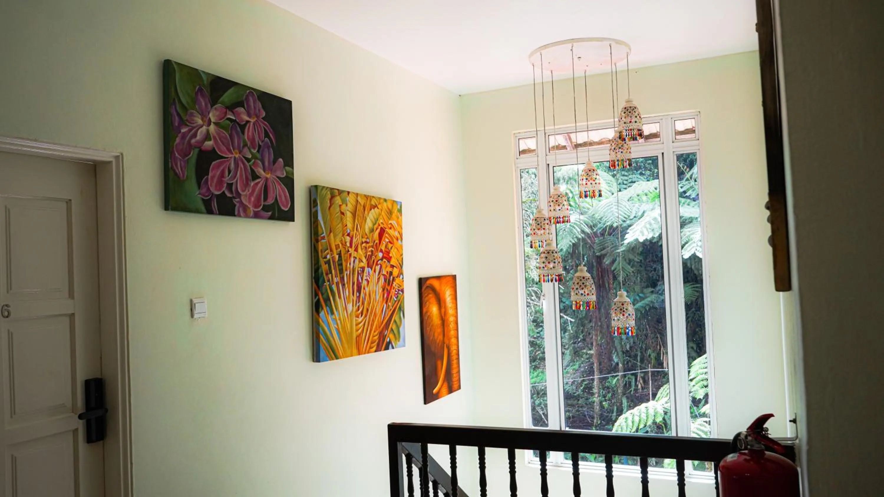 Decorative detail in Highlanders Garden Guesthouse at Arundina Cameron Highlands