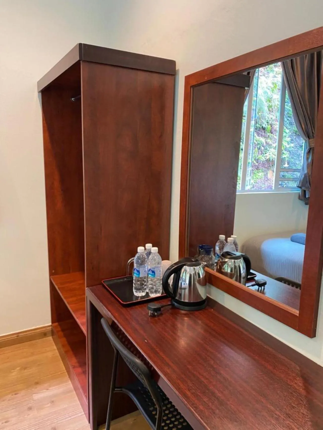 wardrobe, Bed in Highlanders Garden Guesthouse at Arundina Cameron Highlands