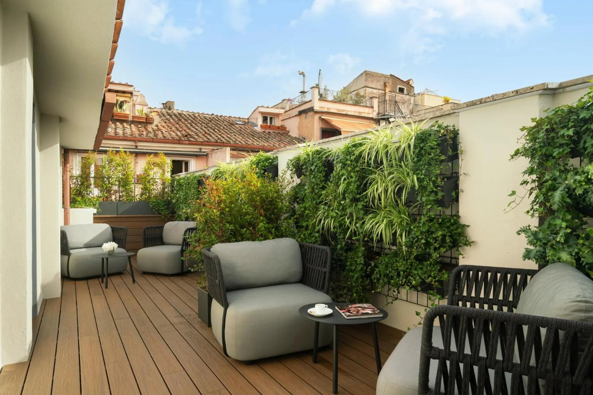 Patio in Hotel Centrale