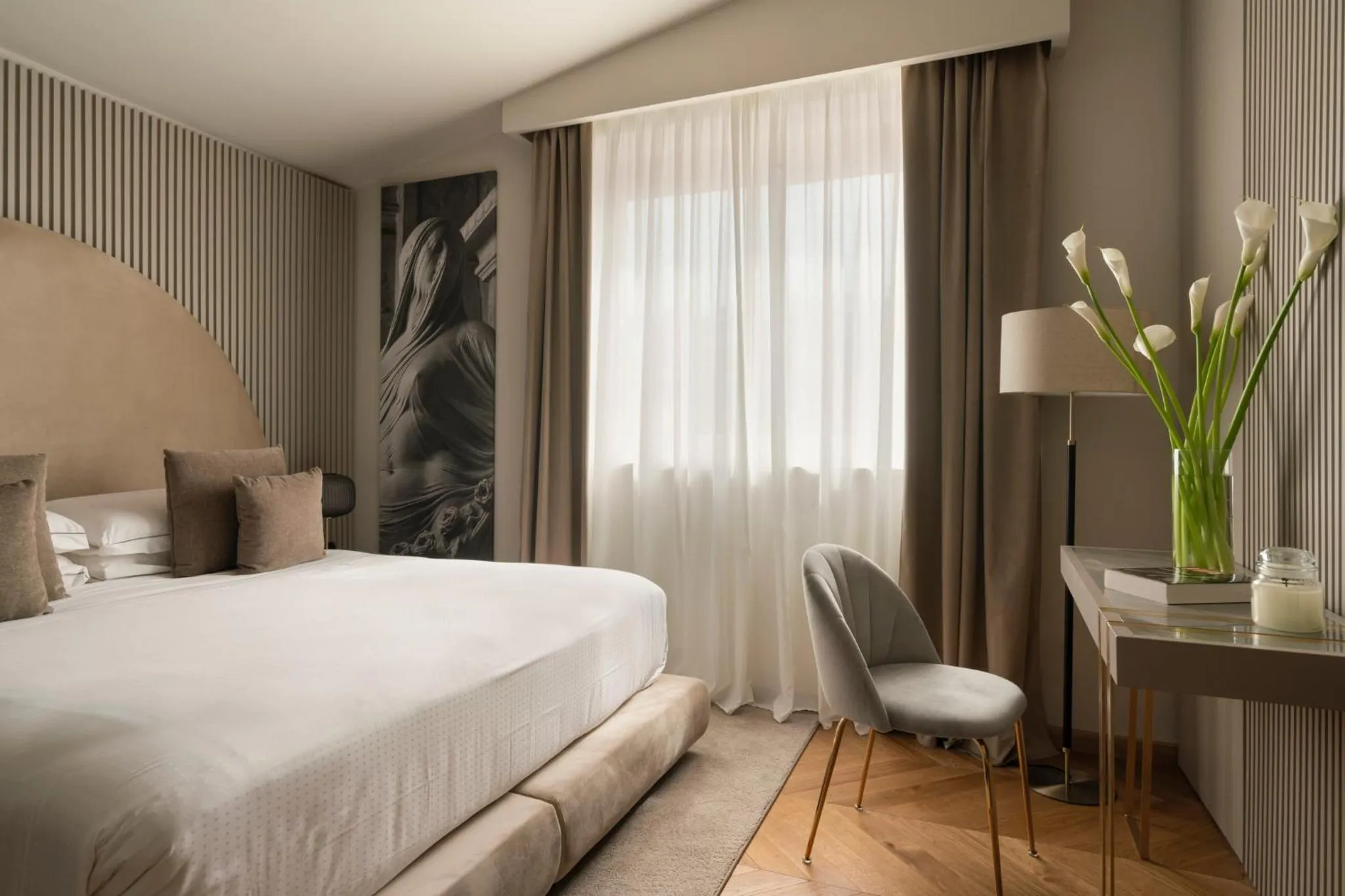 Bedroom, Bed in Hotel Centrale