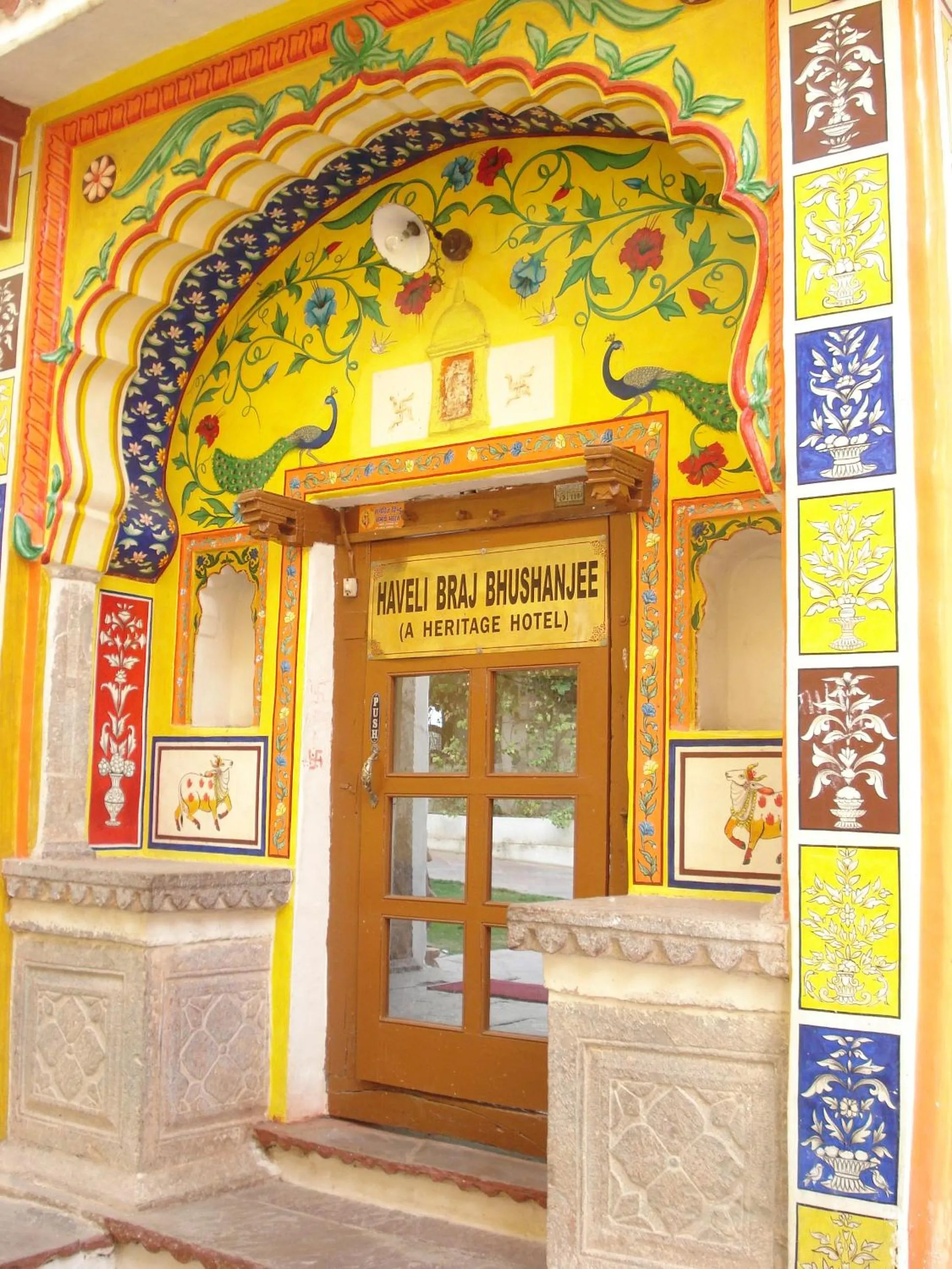 Facade/entrance in Haveli Braj Bhushanjee Heritage Hotel and Museum