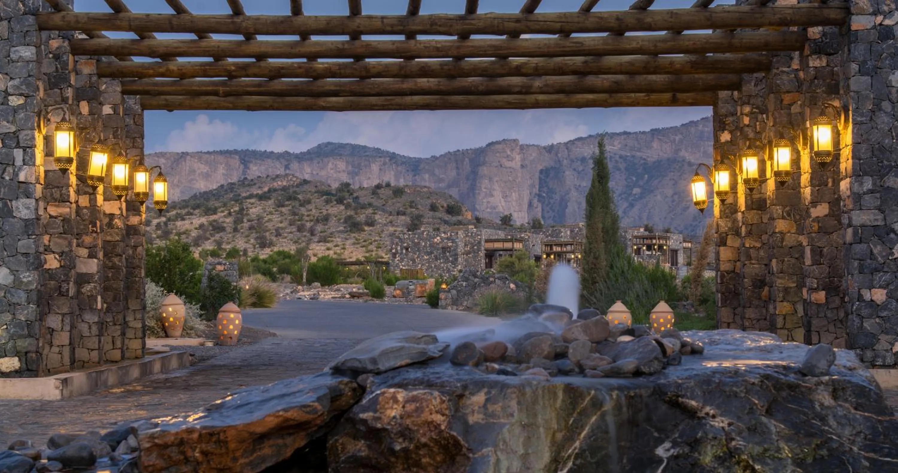 Facade/entrance in Alila Jabal Akhdar