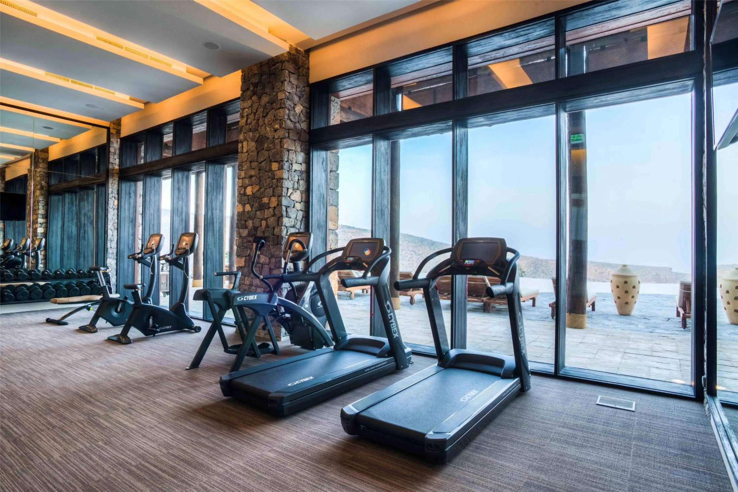 Fitness centre/facilities in Alila Jabal Akhdar