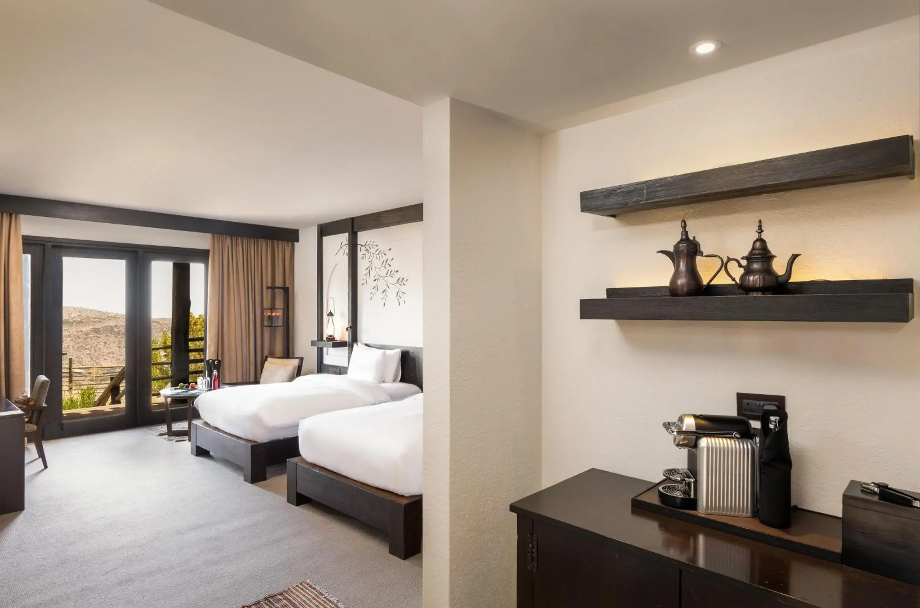 Twin Room with Jabal Horizon View in Alila Jabal Akhdar Twin Room with Jabal Horizon View in Alila Jabal Akhdar