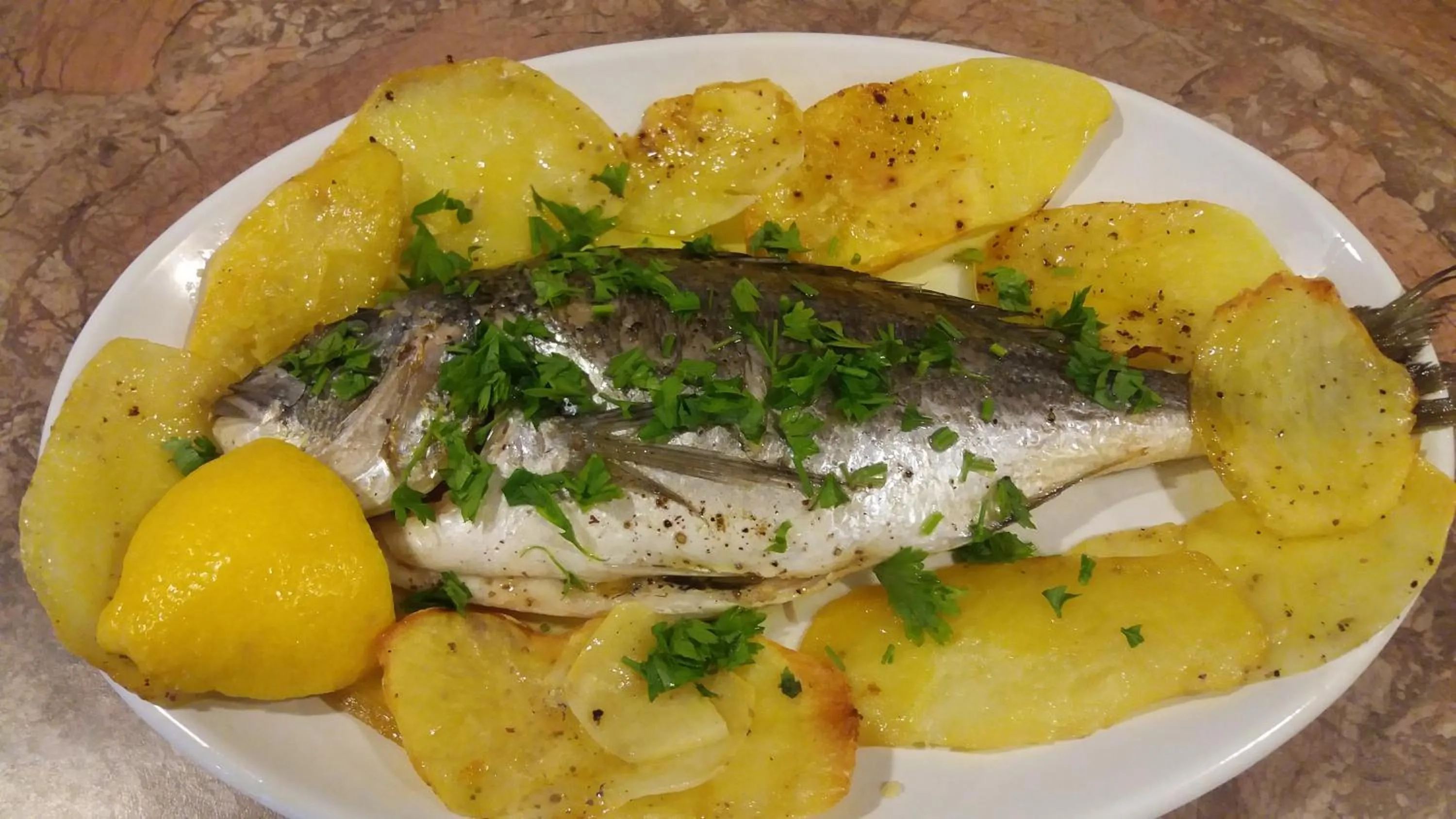Food close-up in San Georgio Hotel