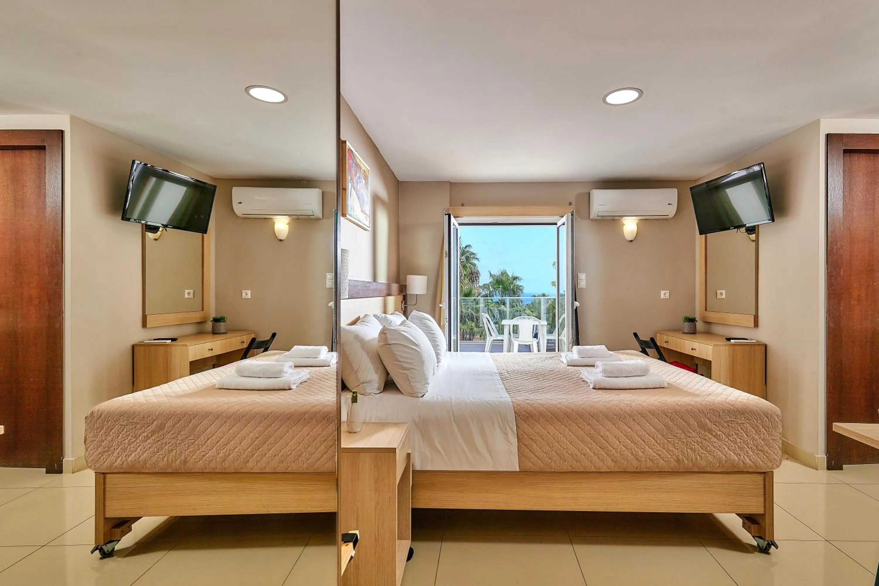 Bed in Dorian Boutique Hotel-Apartments