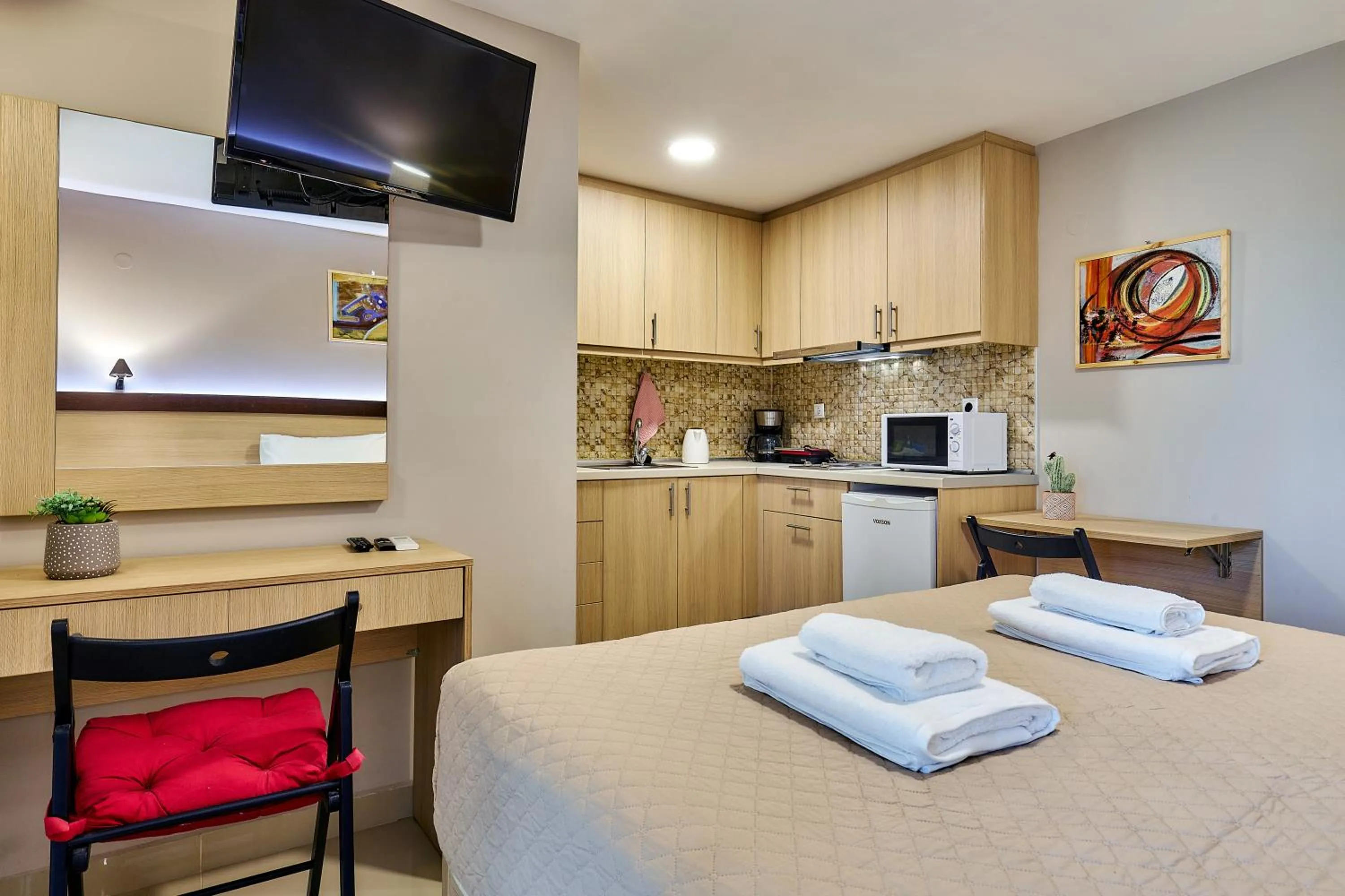 TV and multimedia in Dorian Boutique Hotel-Apartments