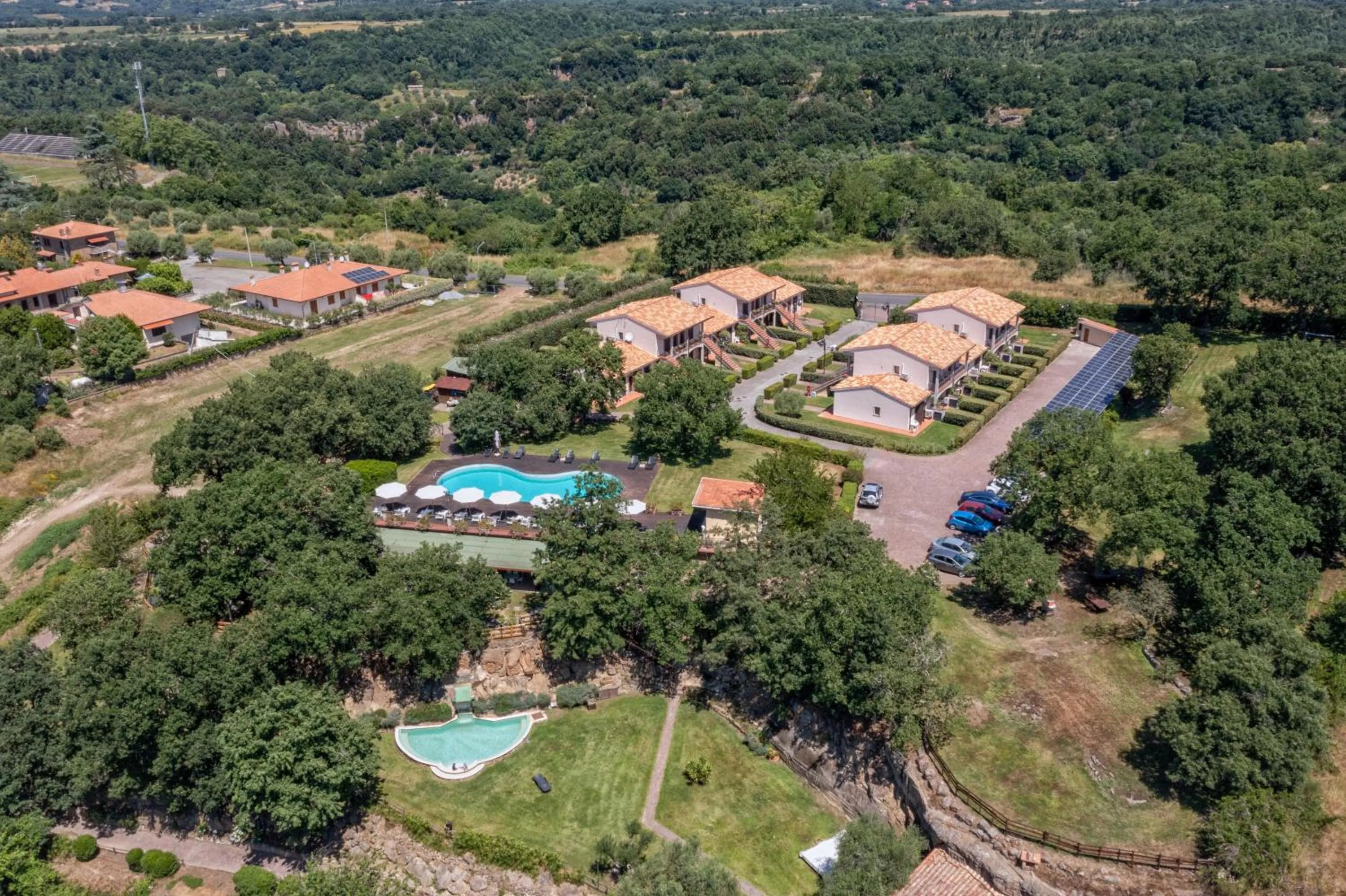 Bird's eye view in Villaggio Le Querce