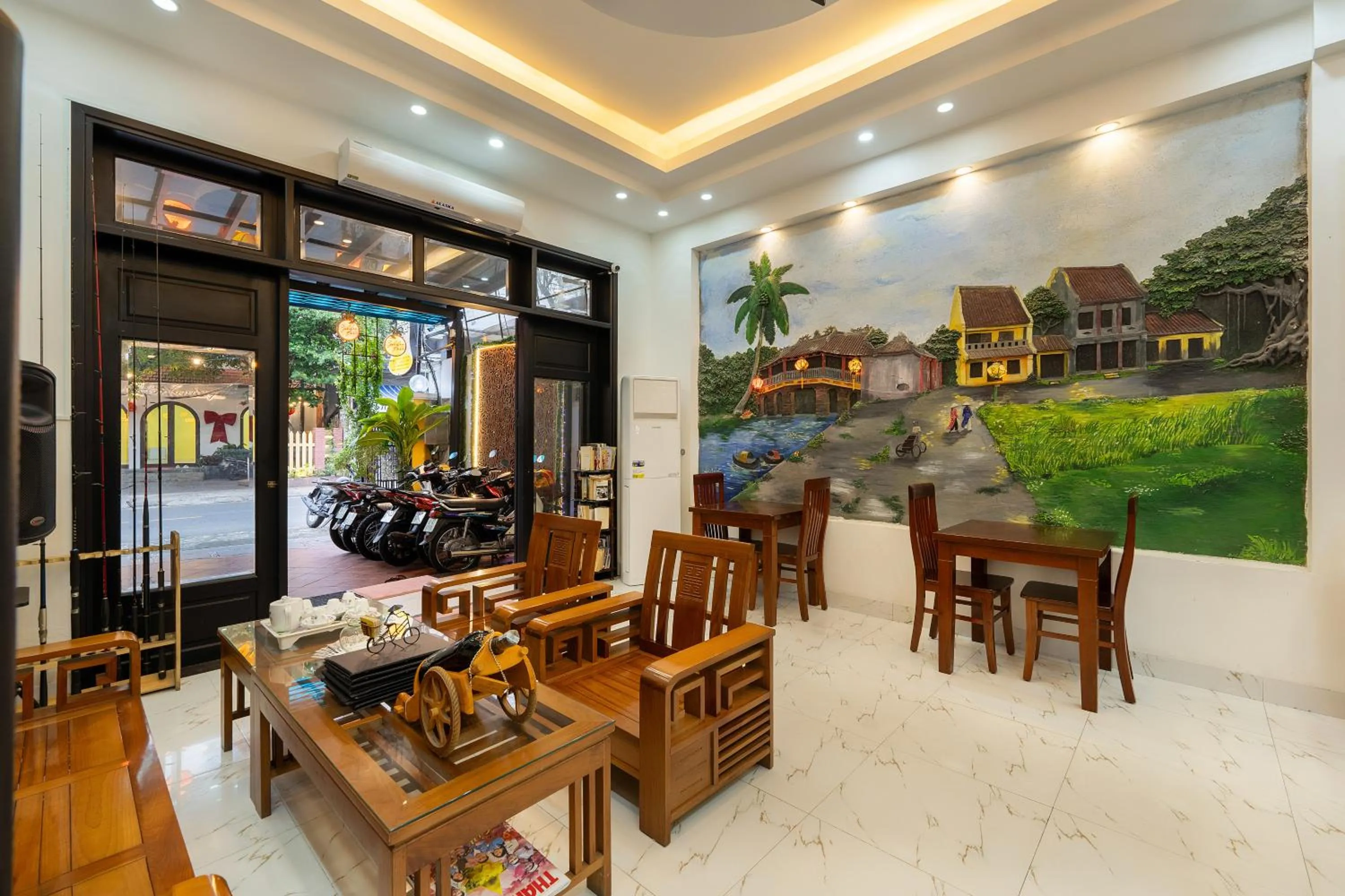Lobby or reception in Golden Bell Homestay