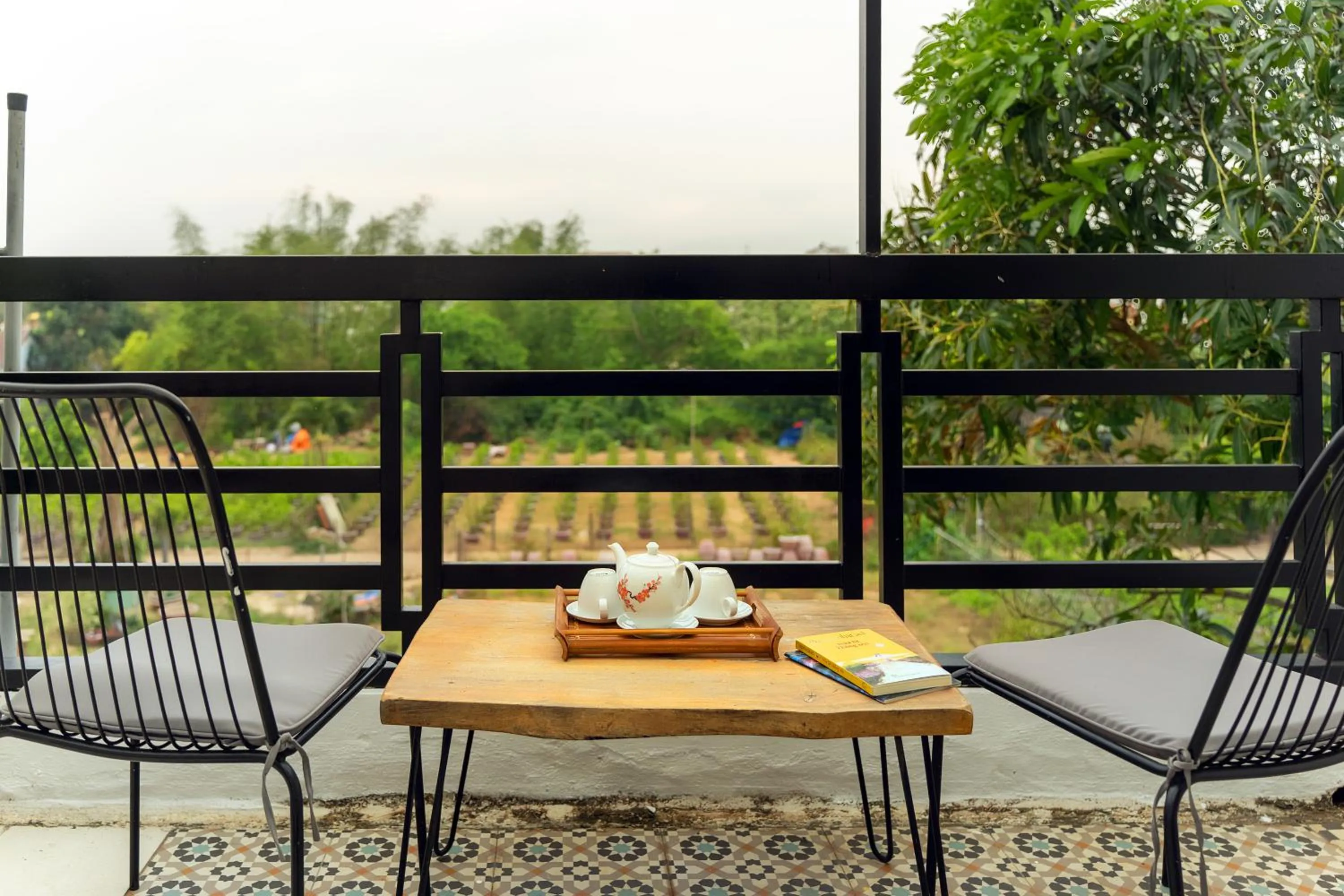 Balcony/Terrace in Golden Bell Homestay