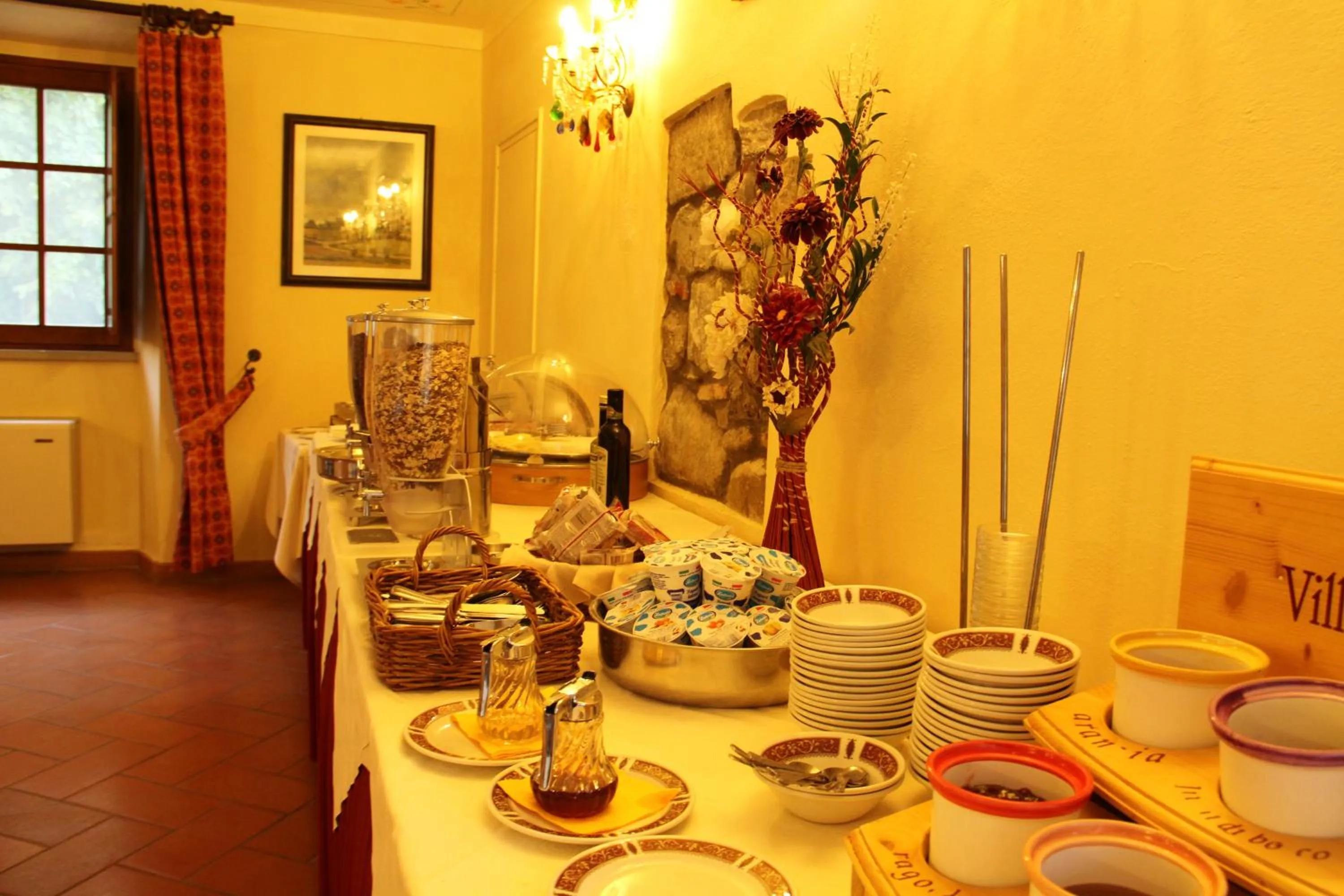 Food and drinks in Villa Rigacci