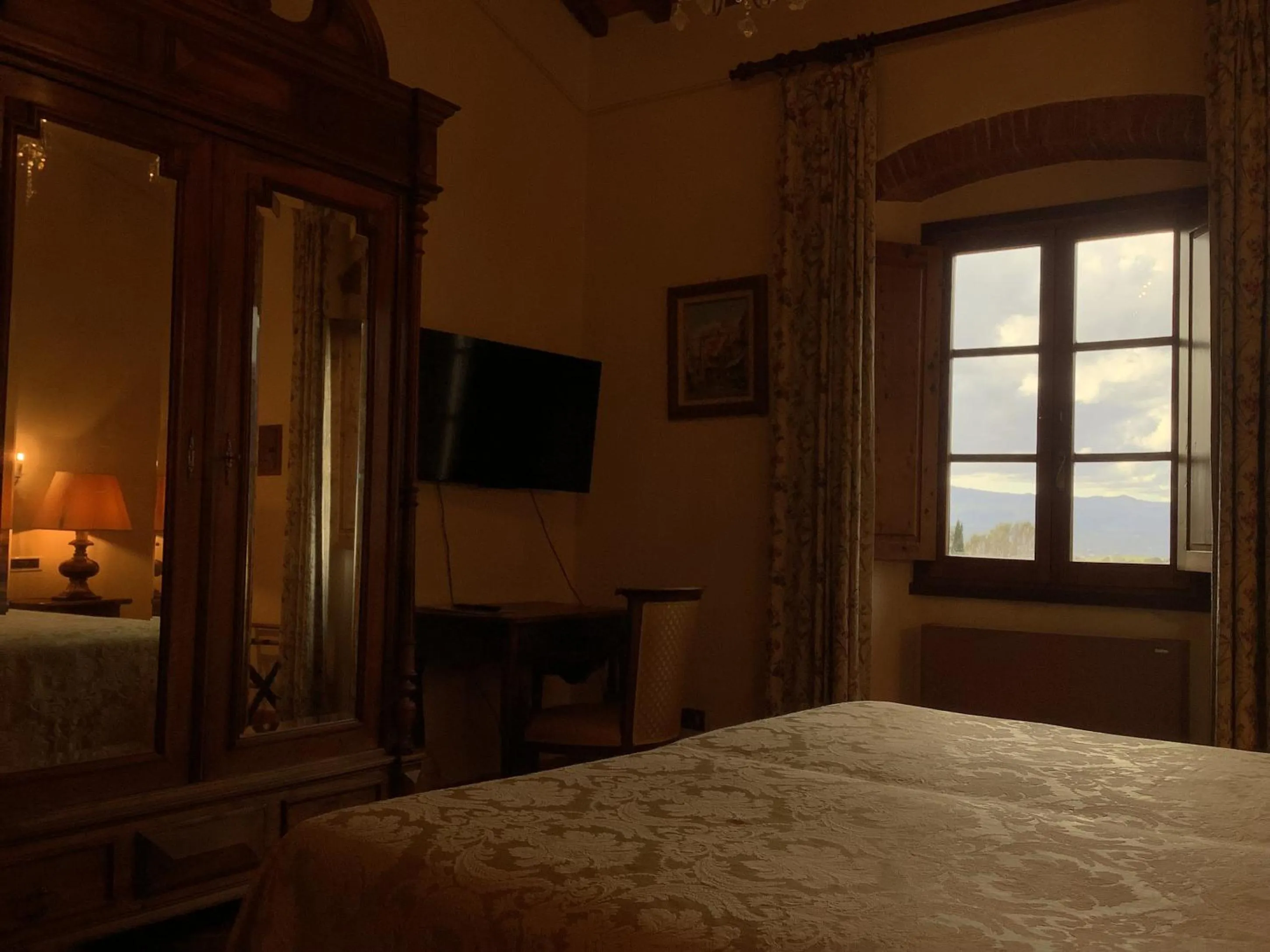 Bed in Villa Rigacci