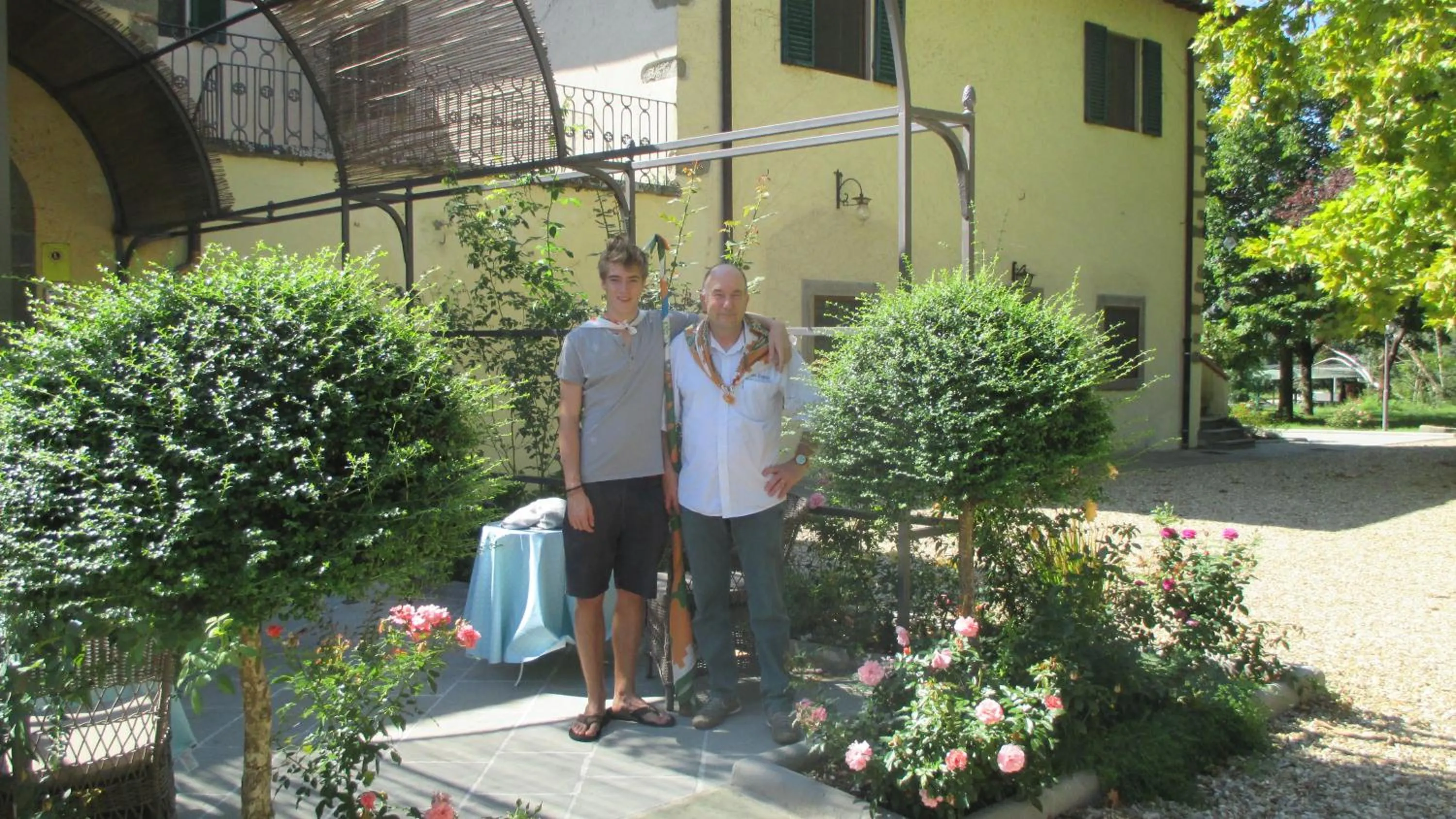 Facade/entrance in Villa Rigacci