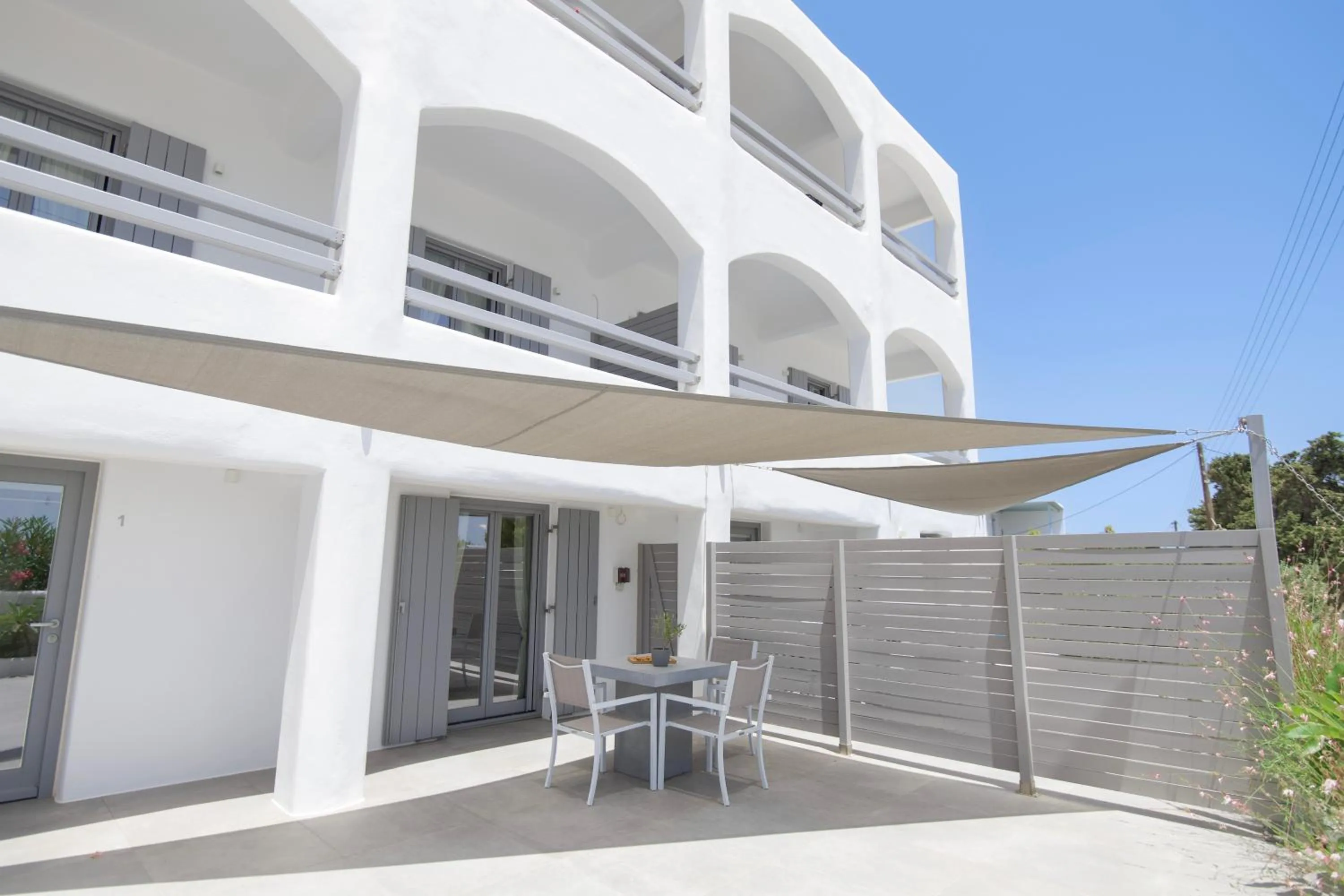 Patio in Alexander Suites