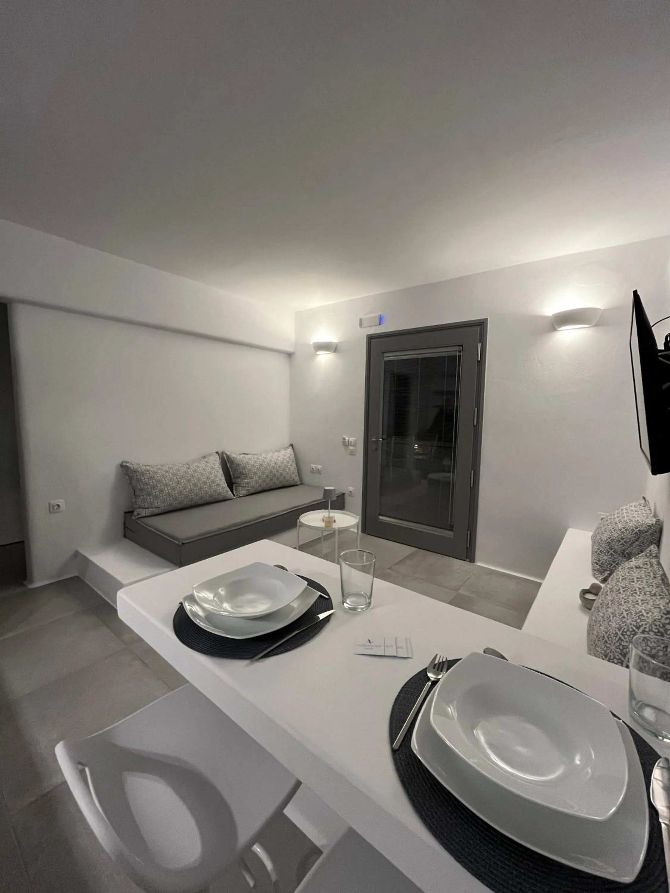 Seating area in Alexander Suites