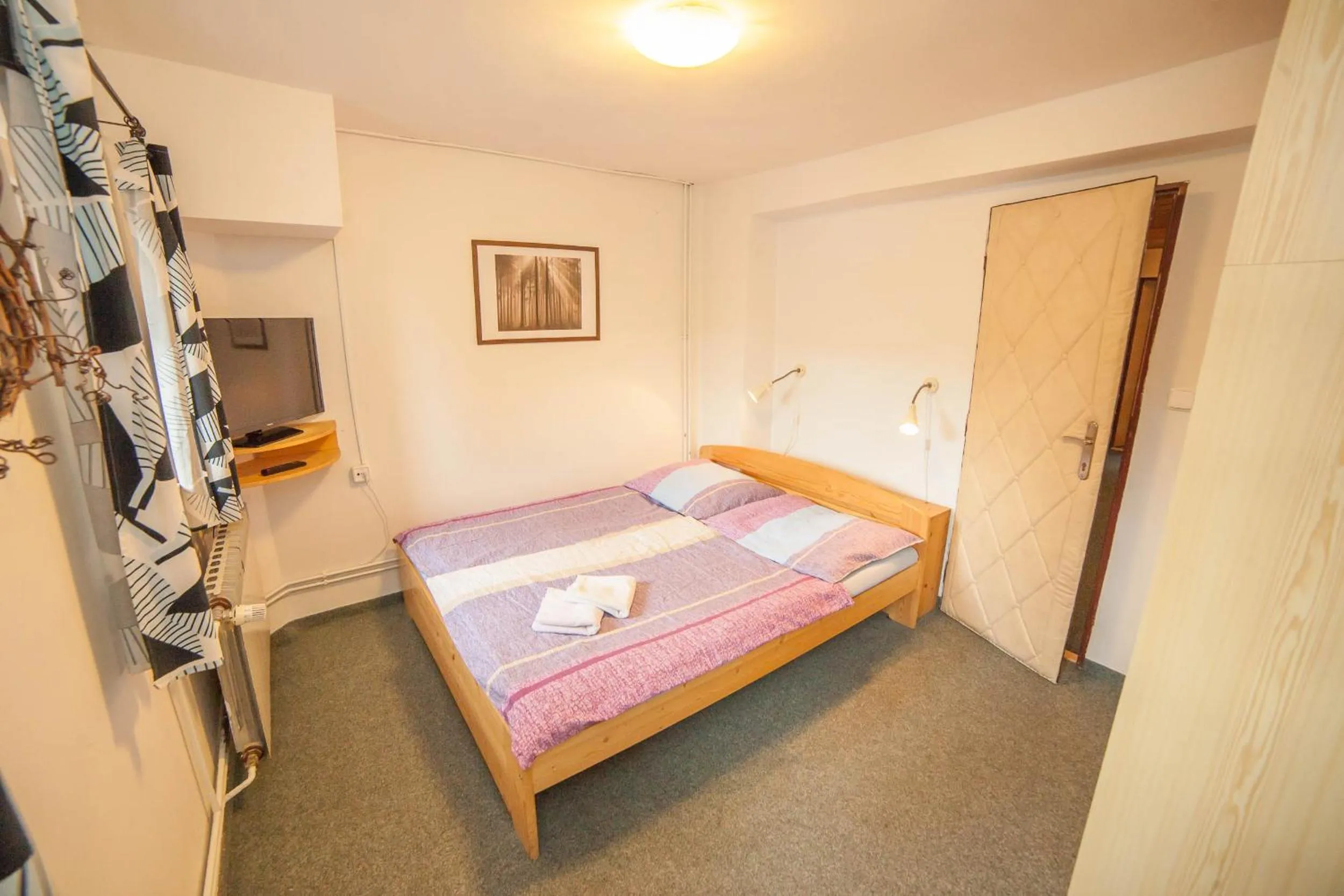 Bed in Horská chata Hubert