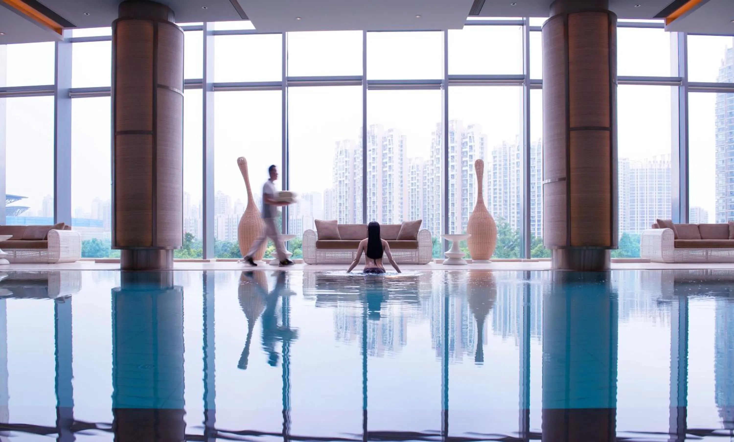 Swimming pool in Hyatt Regency Suzhou