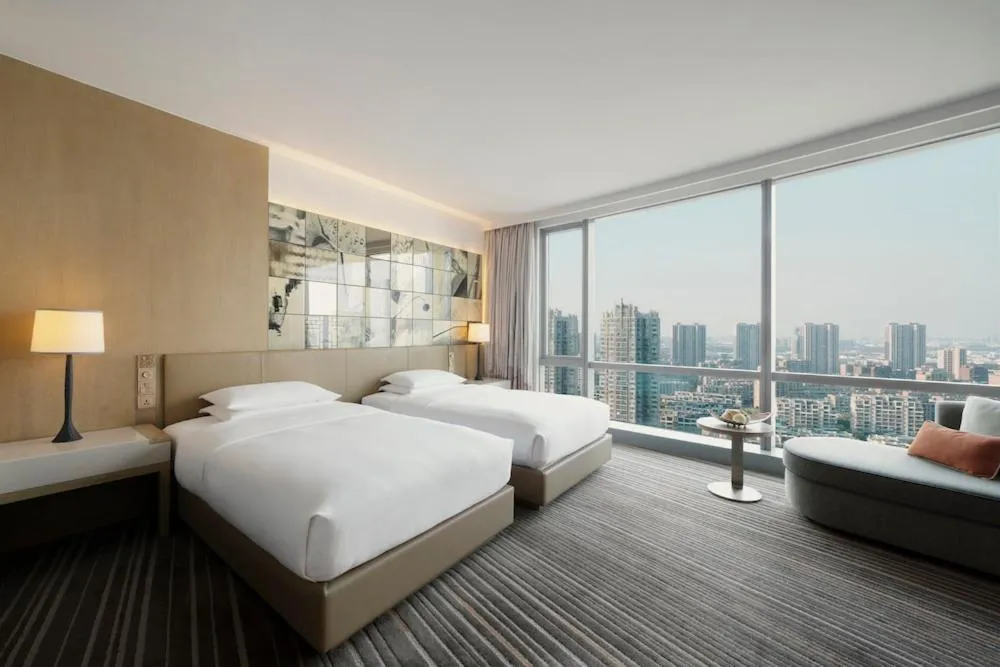 Bed in Hyatt Regency Suzhou