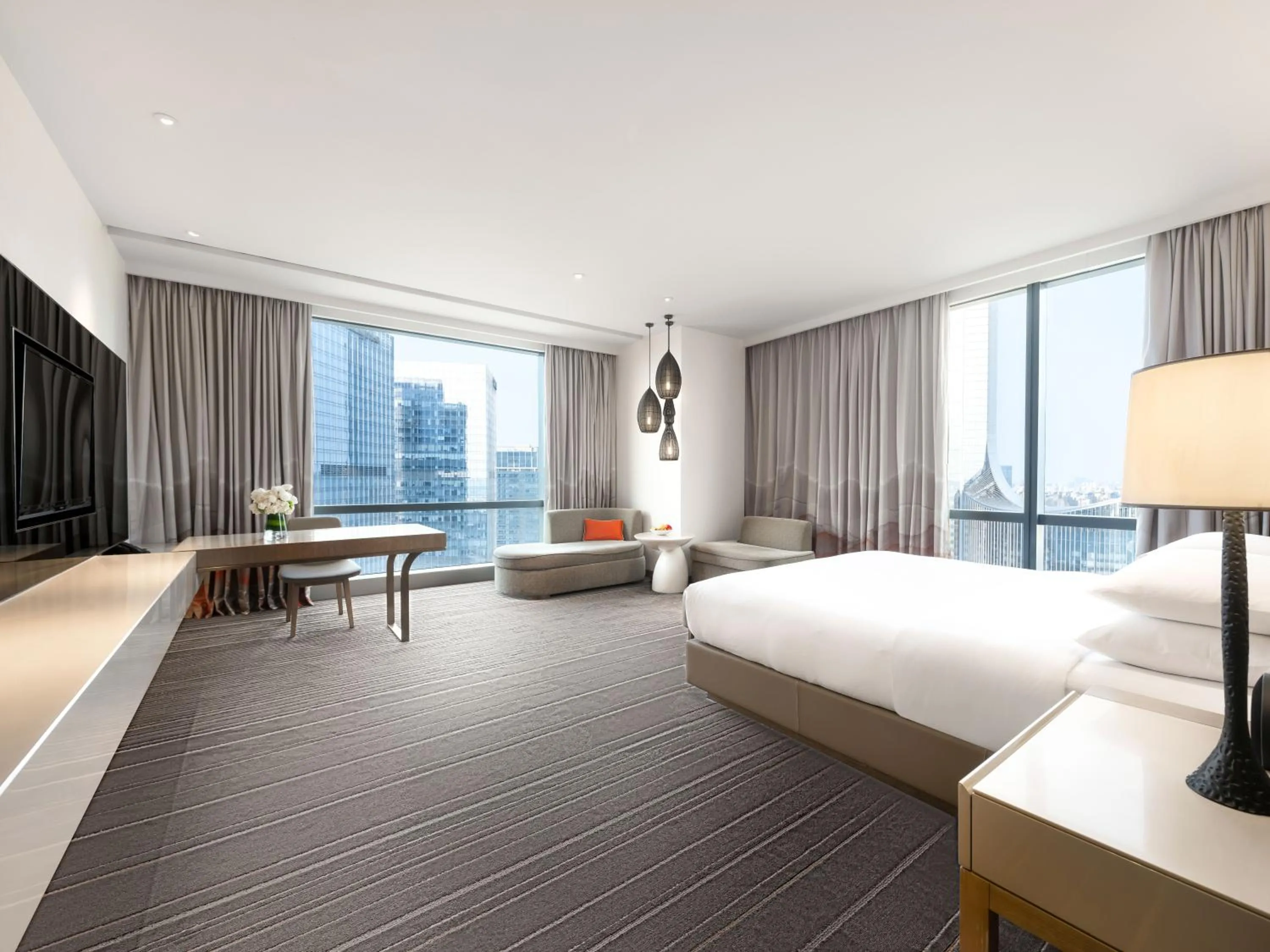 Bed in Hyatt Regency Suzhou