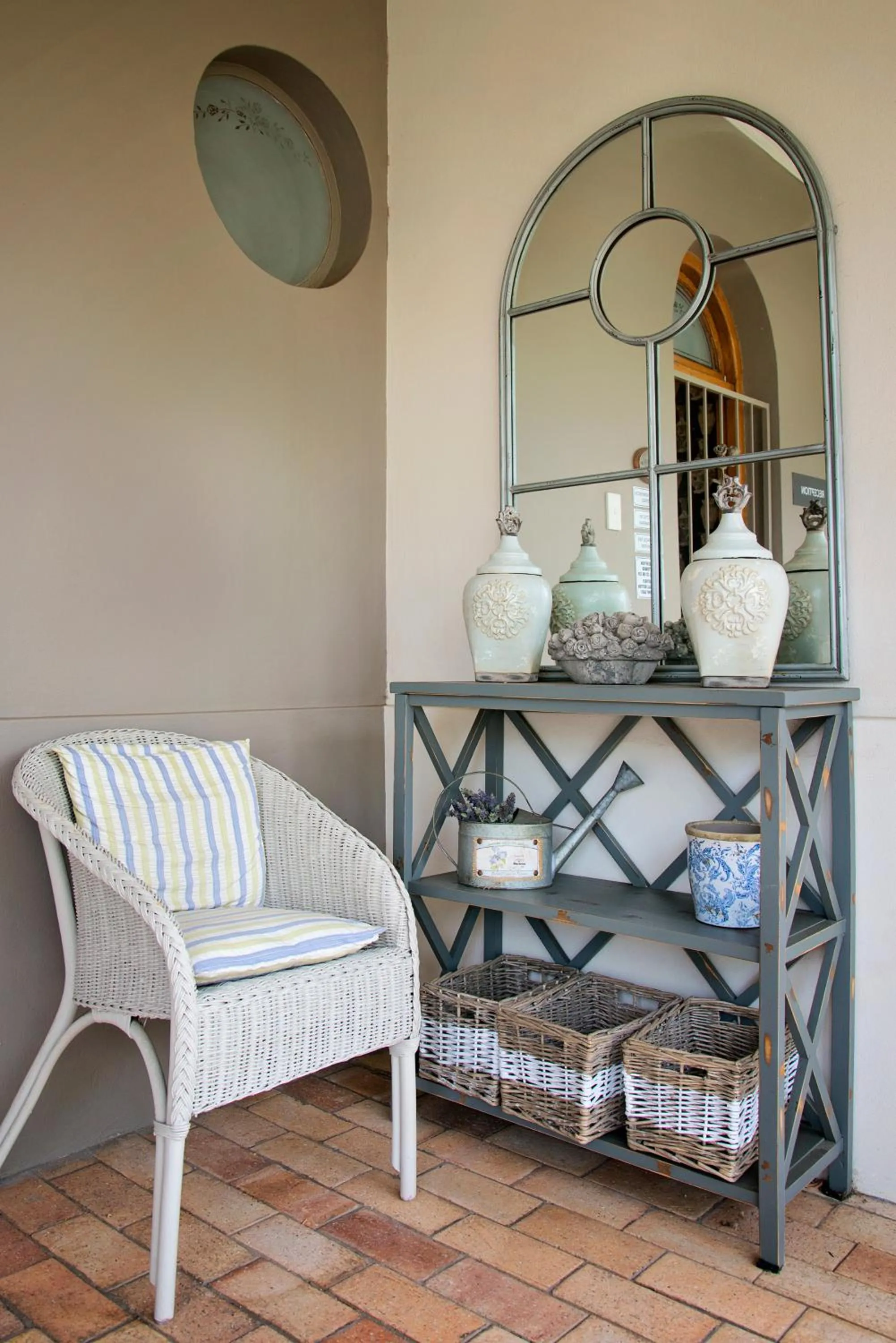 Patio in First Avenue Guesthouse