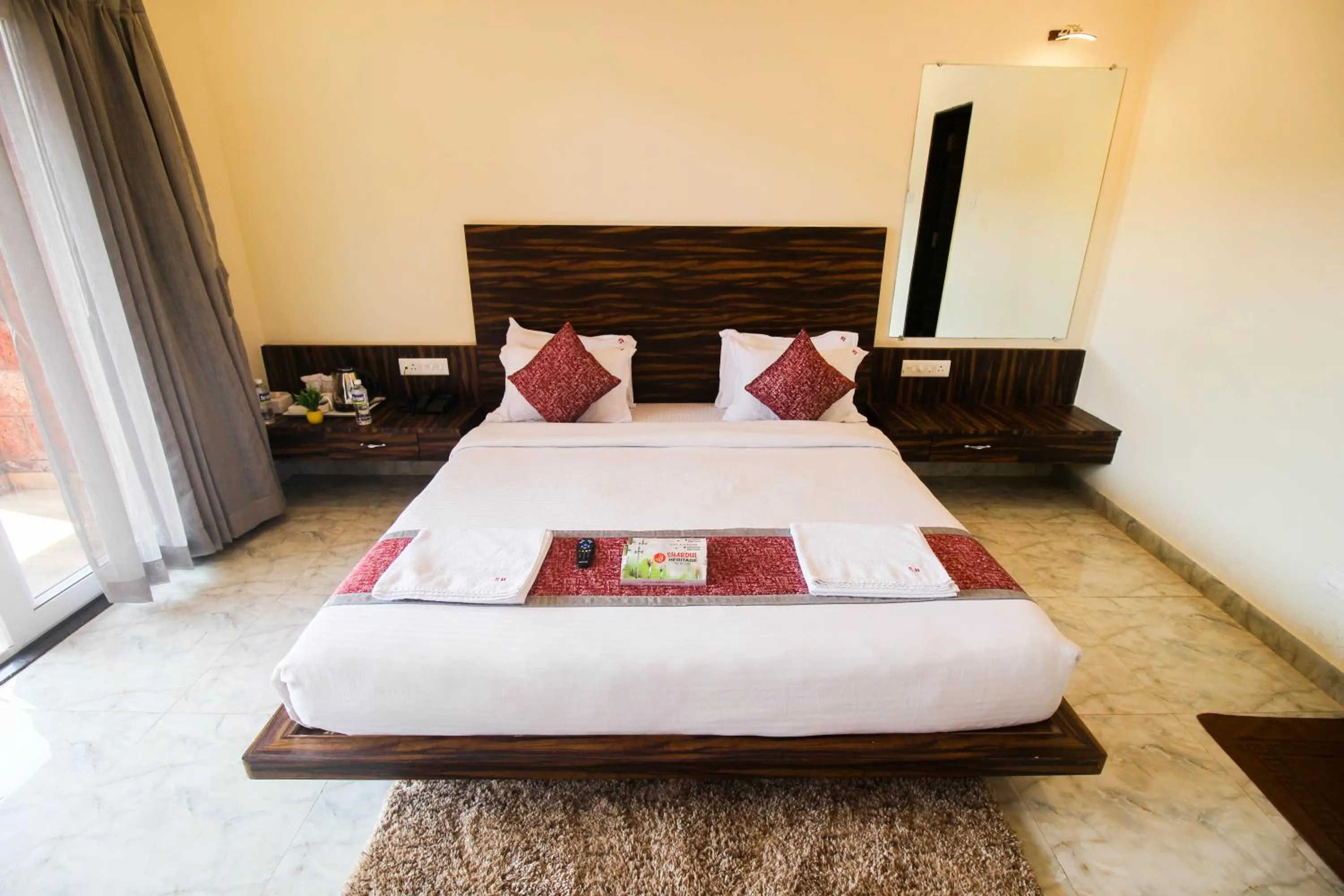 Bedroom, Bed in SHARDUL HERITAGE THE RESORT