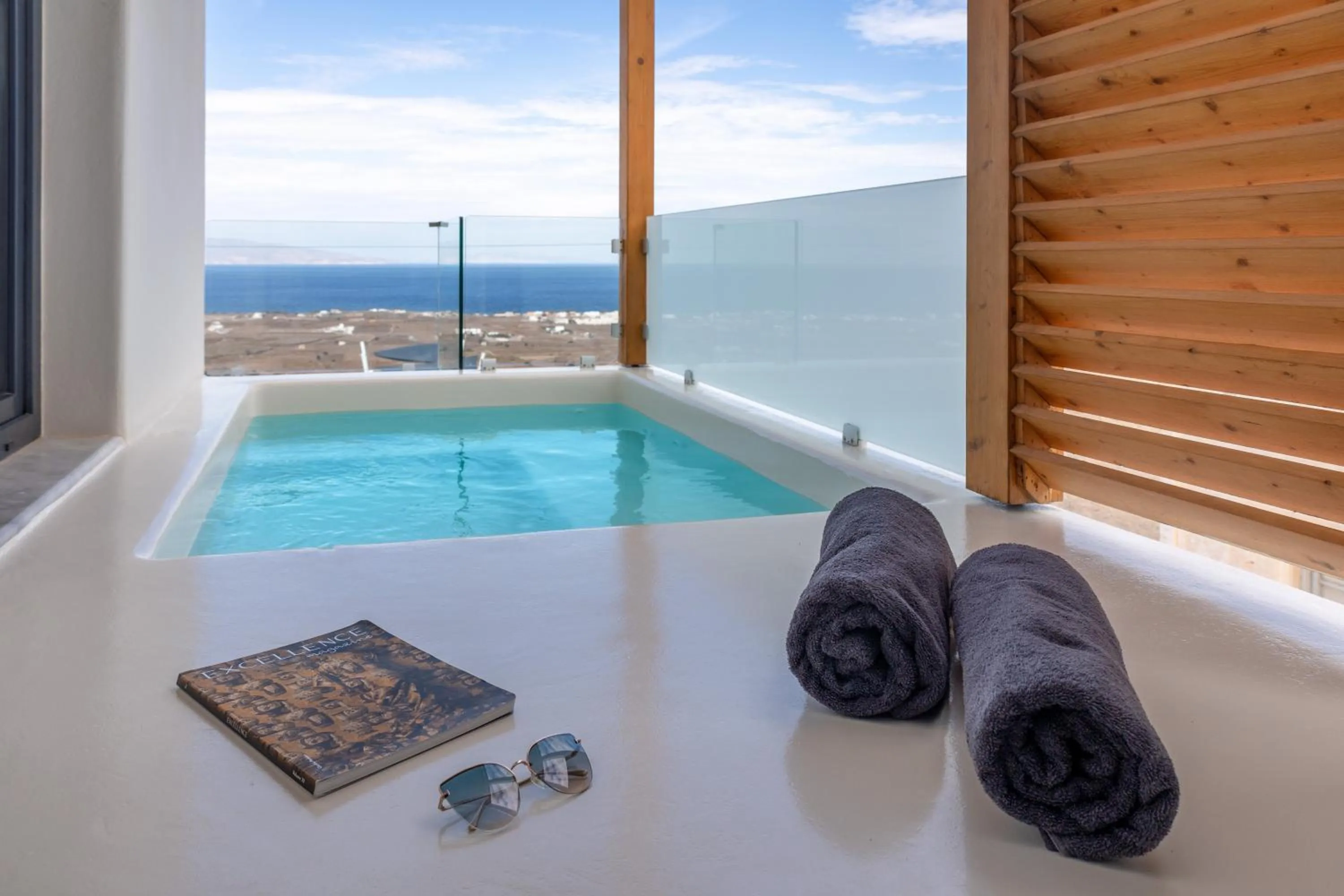 Pool view in North Wind Luxury Suites